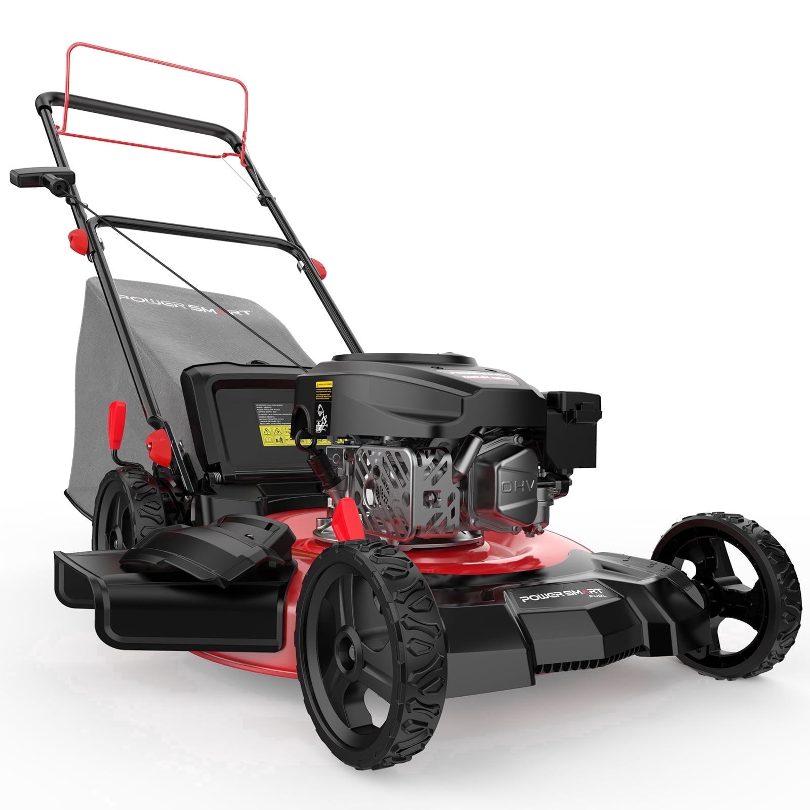 PowerSmart 170cc Gas Self-Propelled Lawn Mower (21 in, 3-in-1 Cutting System) 4pk96