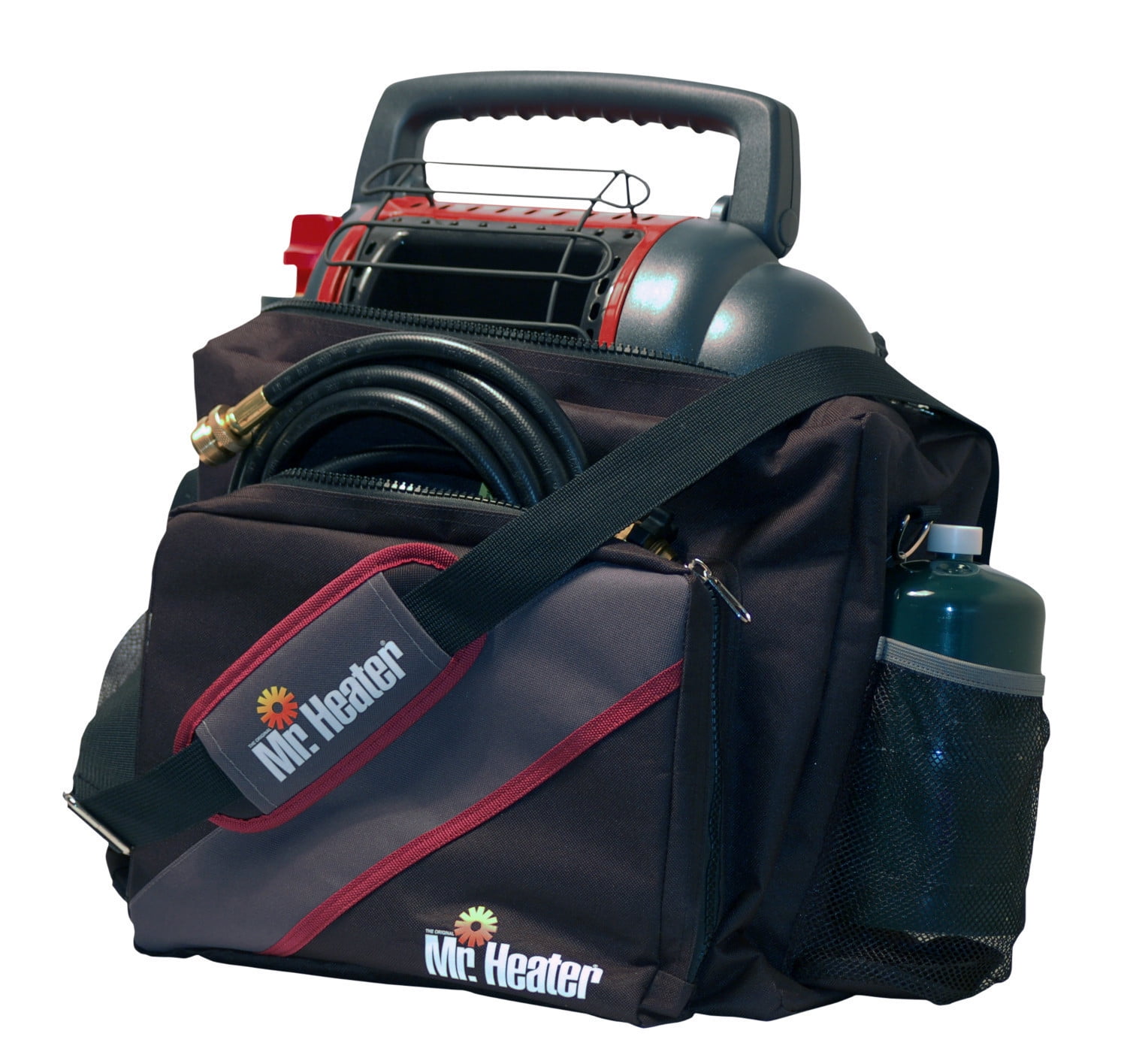 Mr. Heater Portable Buddy Heater and Carry Bag Bundle (Black, 9000 BTU) 8n7lv
