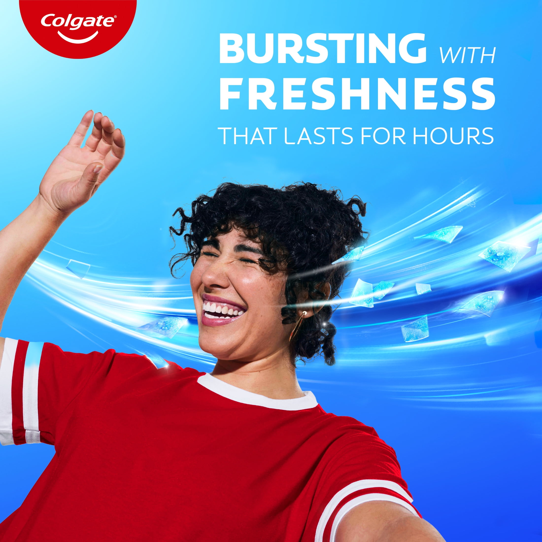 Colgate Max Fresh Whitening Toothpaste with Mini Breath Strips, Clean Mint (6.3 oz) 0uivi