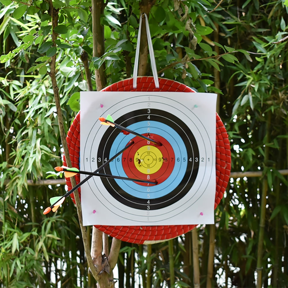 Runzkzy Youth Archery Bow Set for Recreational Shooting Practice (Black, 11 Piece Kit) cv3t1