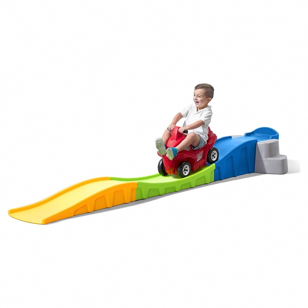 Step2 Anniversary Edition Up & Down Roller Coaster Ride-On Toy (10 ft Track, 50 lb Capacity) 3q1ku