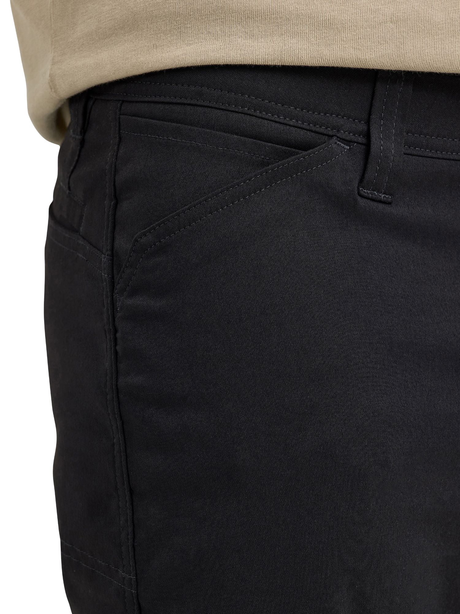 Wrangler Men's Outdoor All Terrain Cargo Pants with UPF 50+ Protection (Black) s3w2y