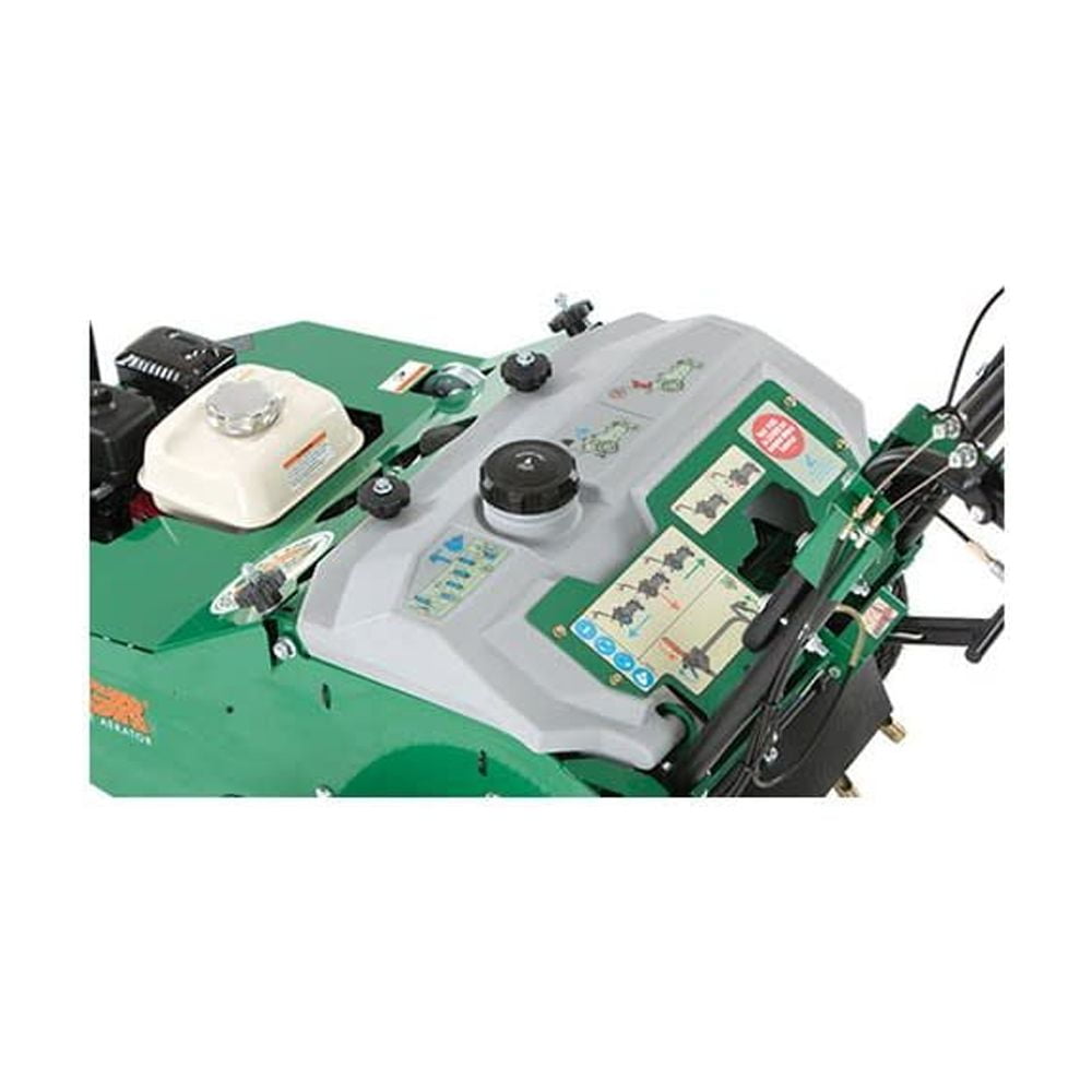 Billy Goat Plugr 25 in Hydro Drive Aerator, Self-Propelled Reciprocating Lawn Aerator with 203cc Vanguard Engine (25 in) 0b1qh