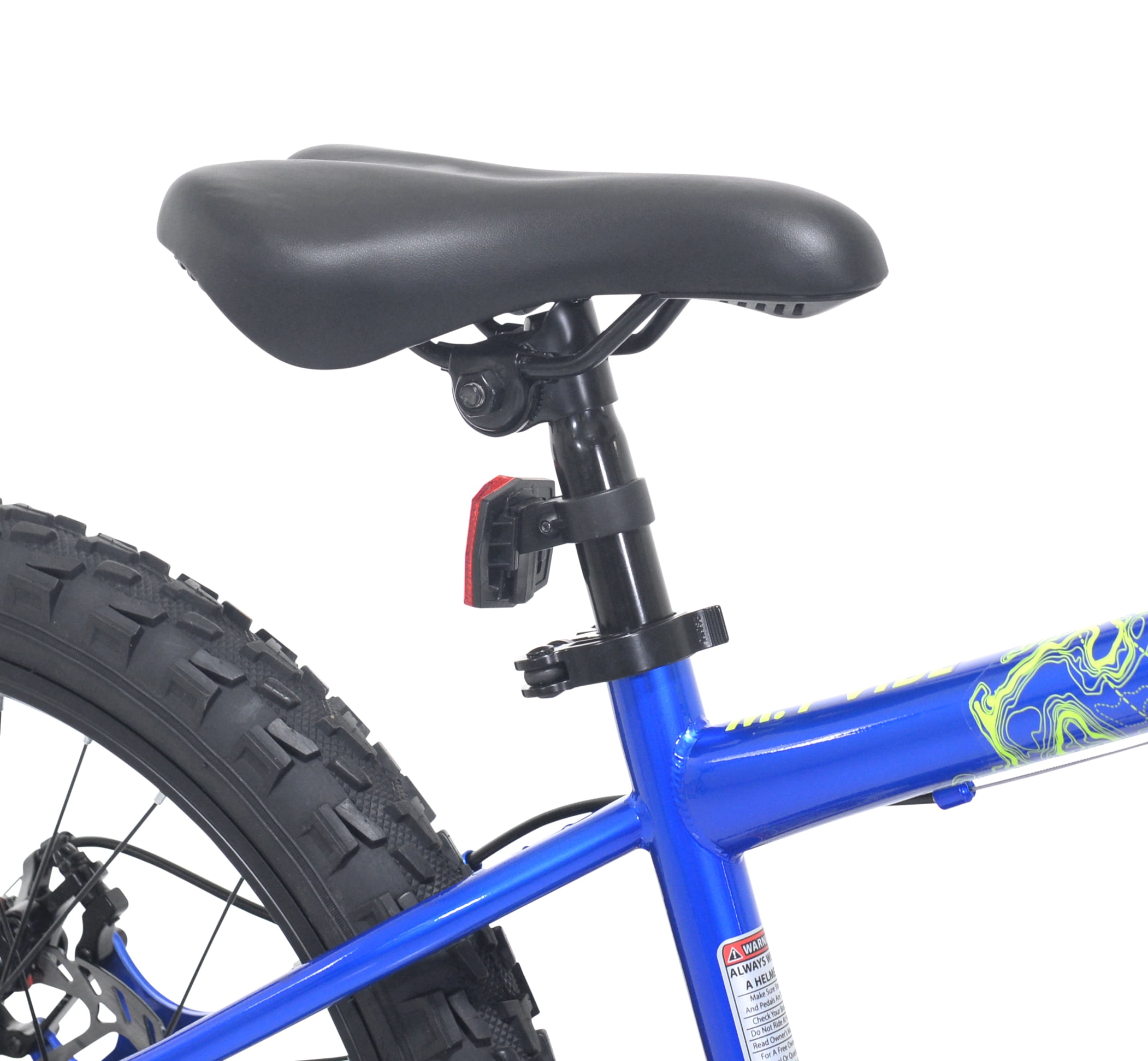 Ozark Trail Mountain Bicycle, 7-Speed Drivetrain, Durable Steel Frame, Kids Trail Bike (Blue, 20 in) rxjyq