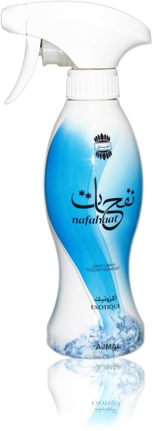 Ajmal Nafahat Exotique Air Freshener Spray, Long-Lasting Fruity Scent for Home and Fabric (10.14 fl oz) vxyf1