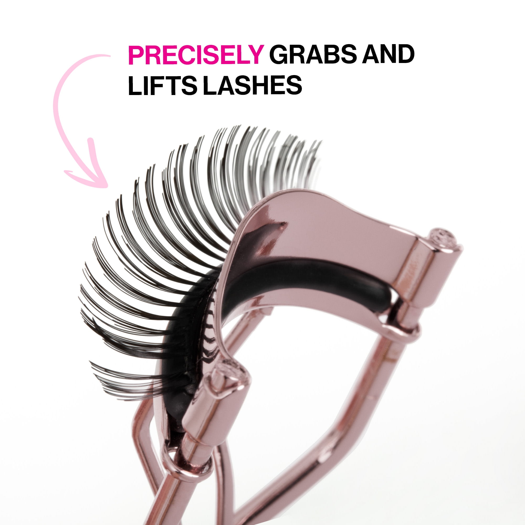 Wet n Wild High on Lash Eyelash Curler, Pinch-Free Metal Design (Pink, 1 Count) 68073