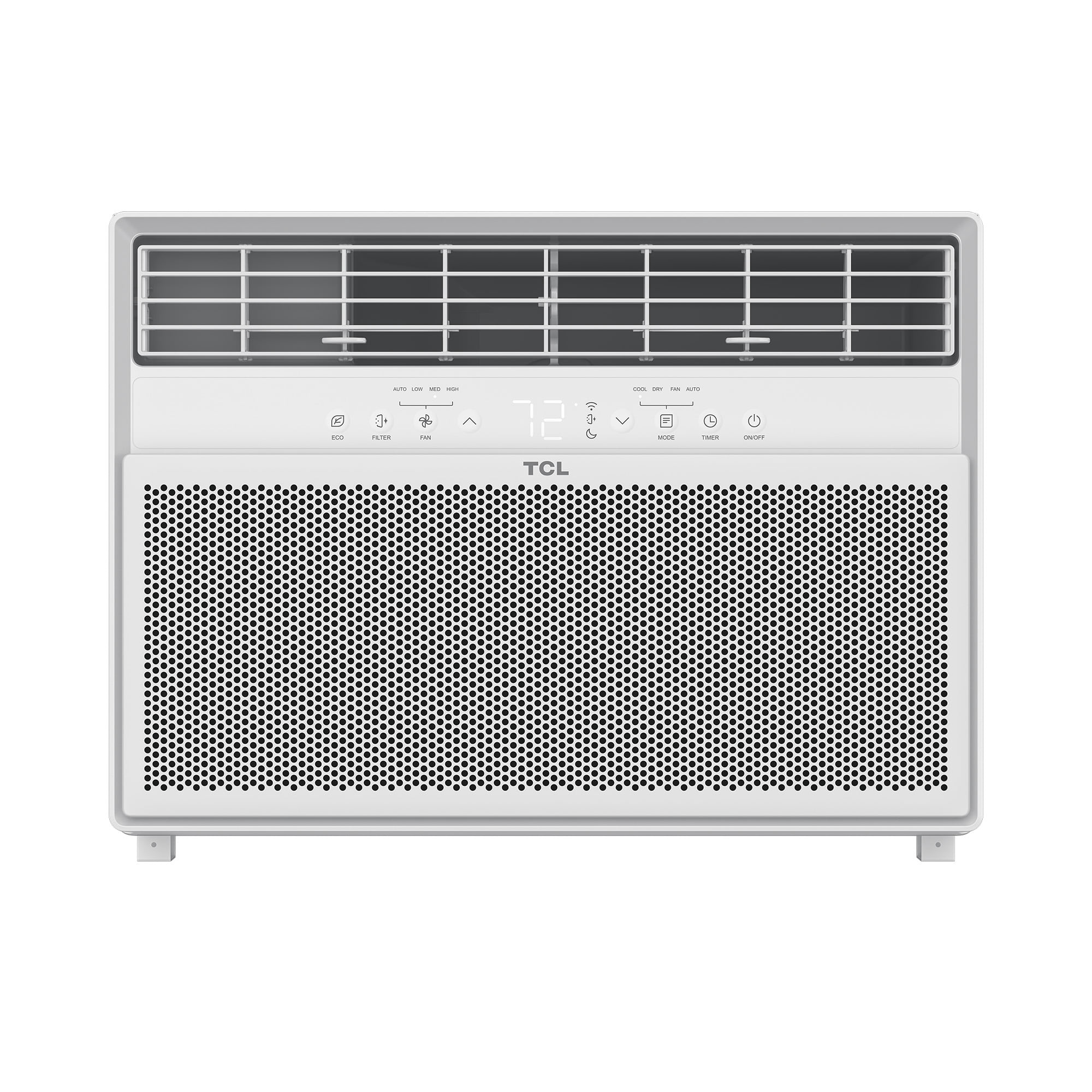 TCL 10,000 BTU Smart Inverter Window Air Conditioner, Quiet Cooling for 450 Sq ft Rooms (White, 10,000 BTU) jbyik