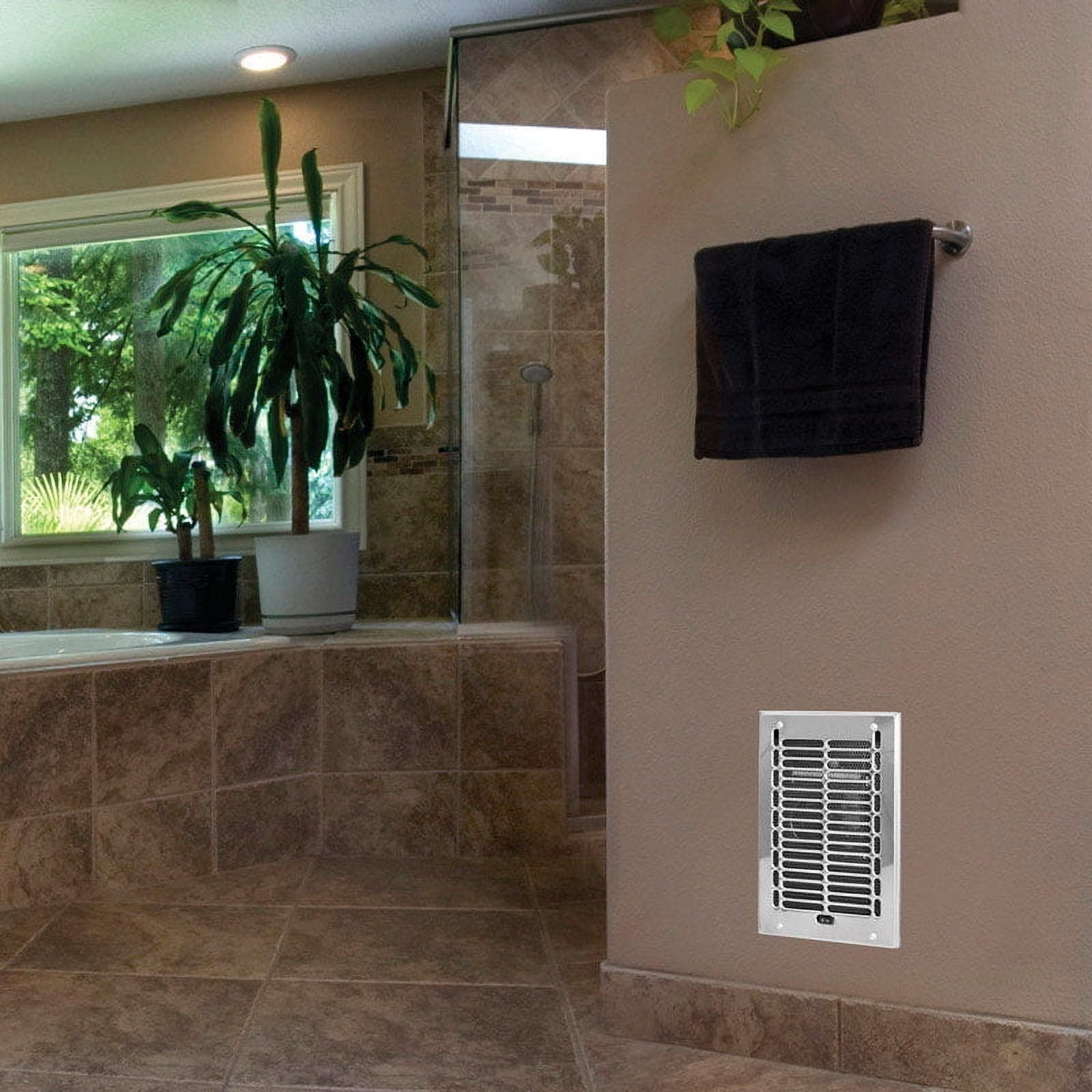Cadet RBF Electric Wall Heater for Bathrooms (1000W, Silver) thmy4