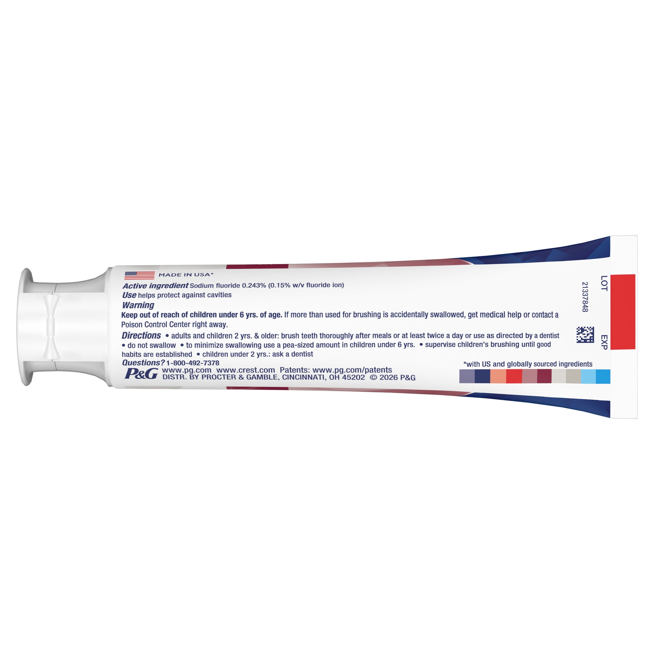 Crest 3D White Advanced Glamorous White Whitening Toothpaste (White, 3.3 oz) l7uh2