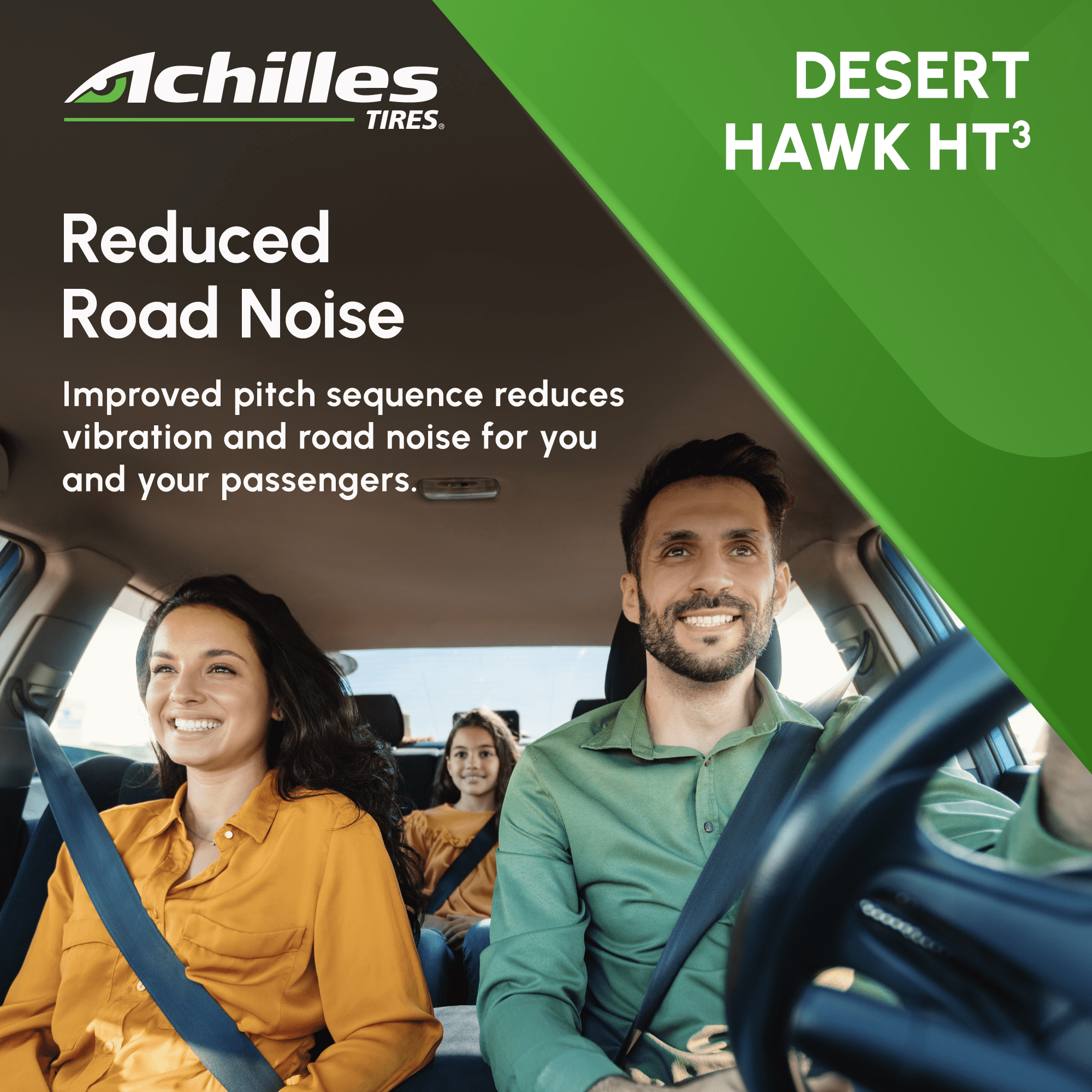 Achilles Desert Hawk HT3 Highway All-Season SUV Tire (Black, 235/60R18) 866zl