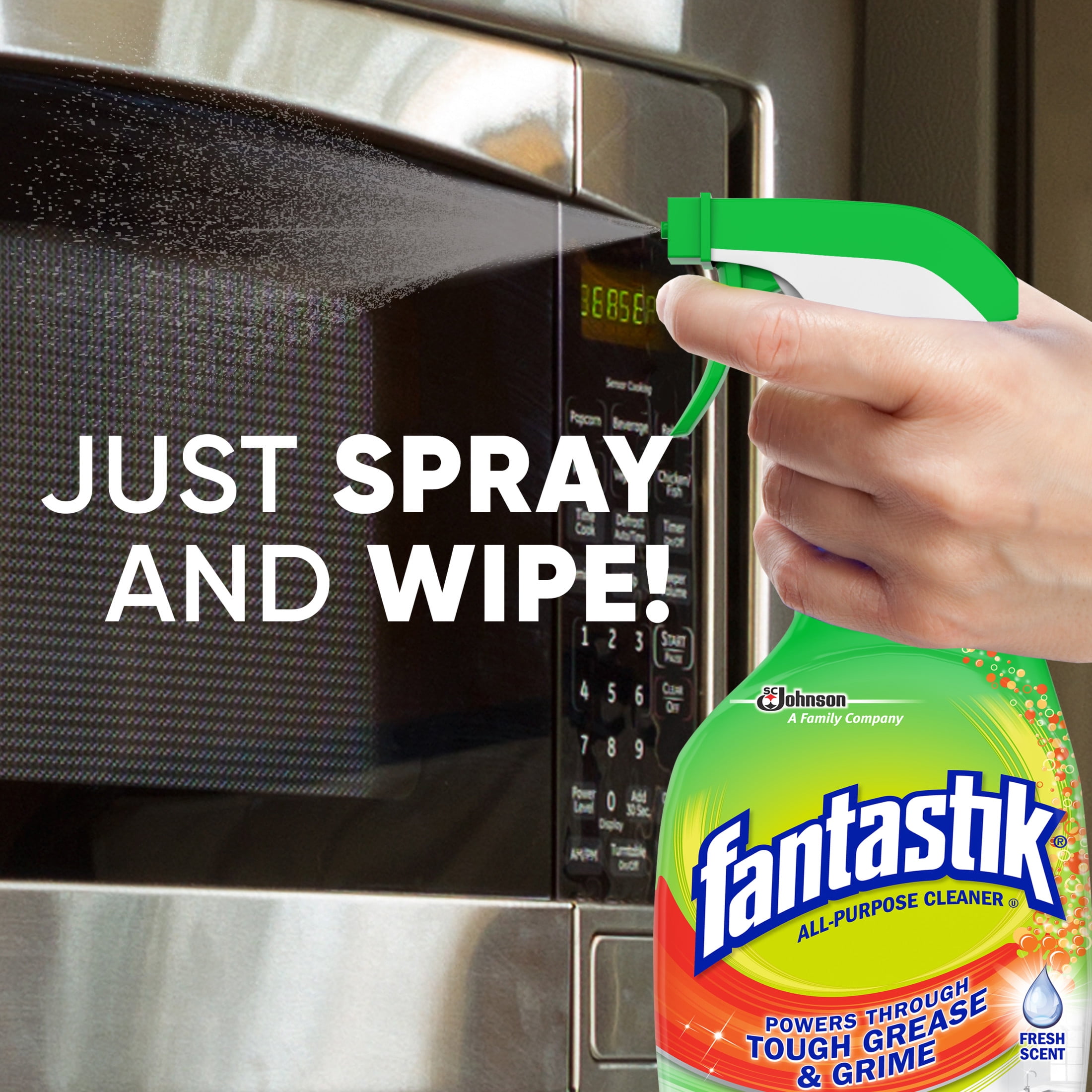 Fantastik All-Purpose Disinfectant Cleaner for Kitchen and Appliances (Fresh Scent, 32 oz) 71npa