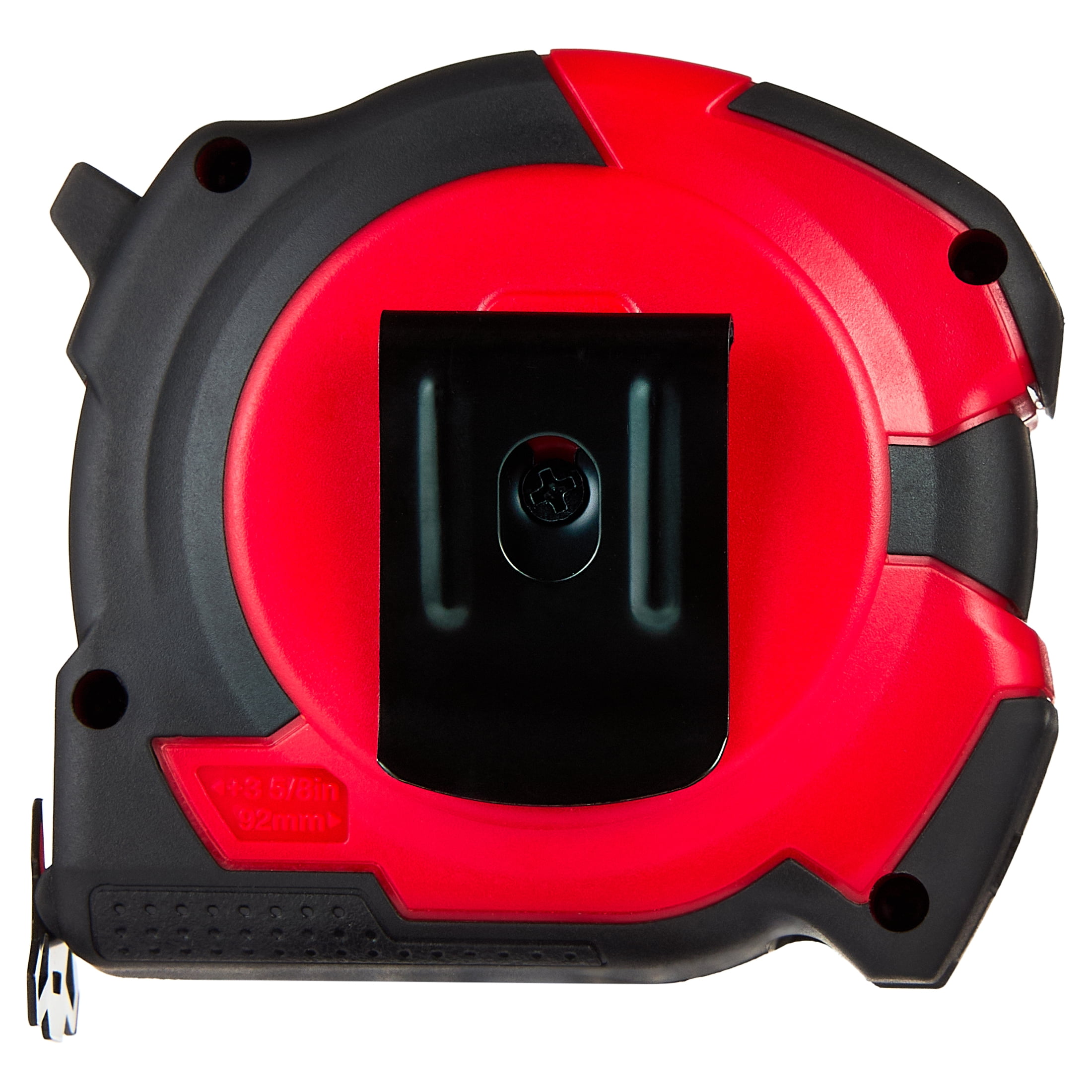 Hyper Tough Magnetic Tape Measure, Heavy-Duty Retractable Blade with Locking Mechanism (Red, 35 ft) wljo0