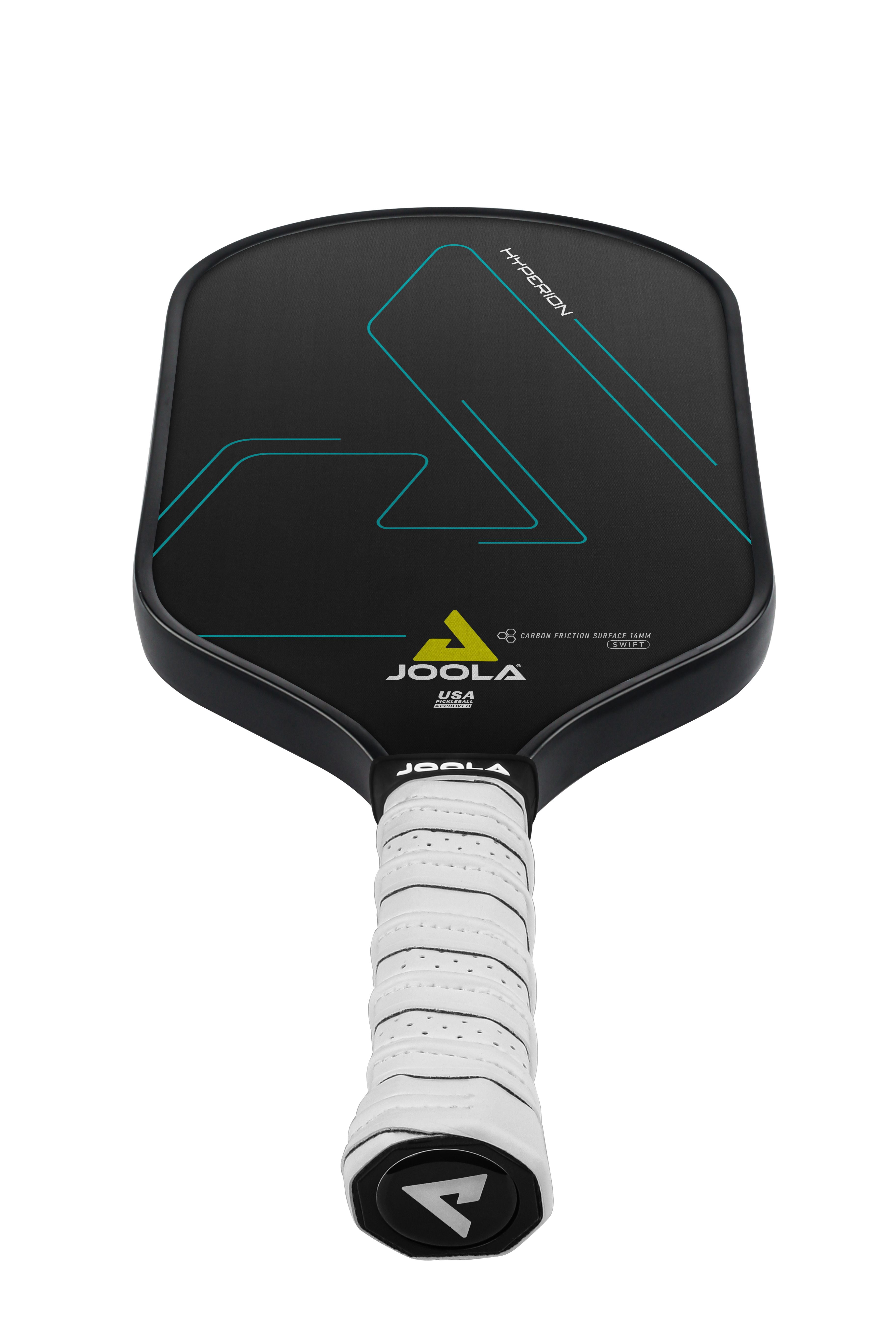 JOOLA Simone Jardim Hyperion CFS 14mm Swift Pickleball Paddle (Black, 16.5 in x 7.5 in) o6gxg