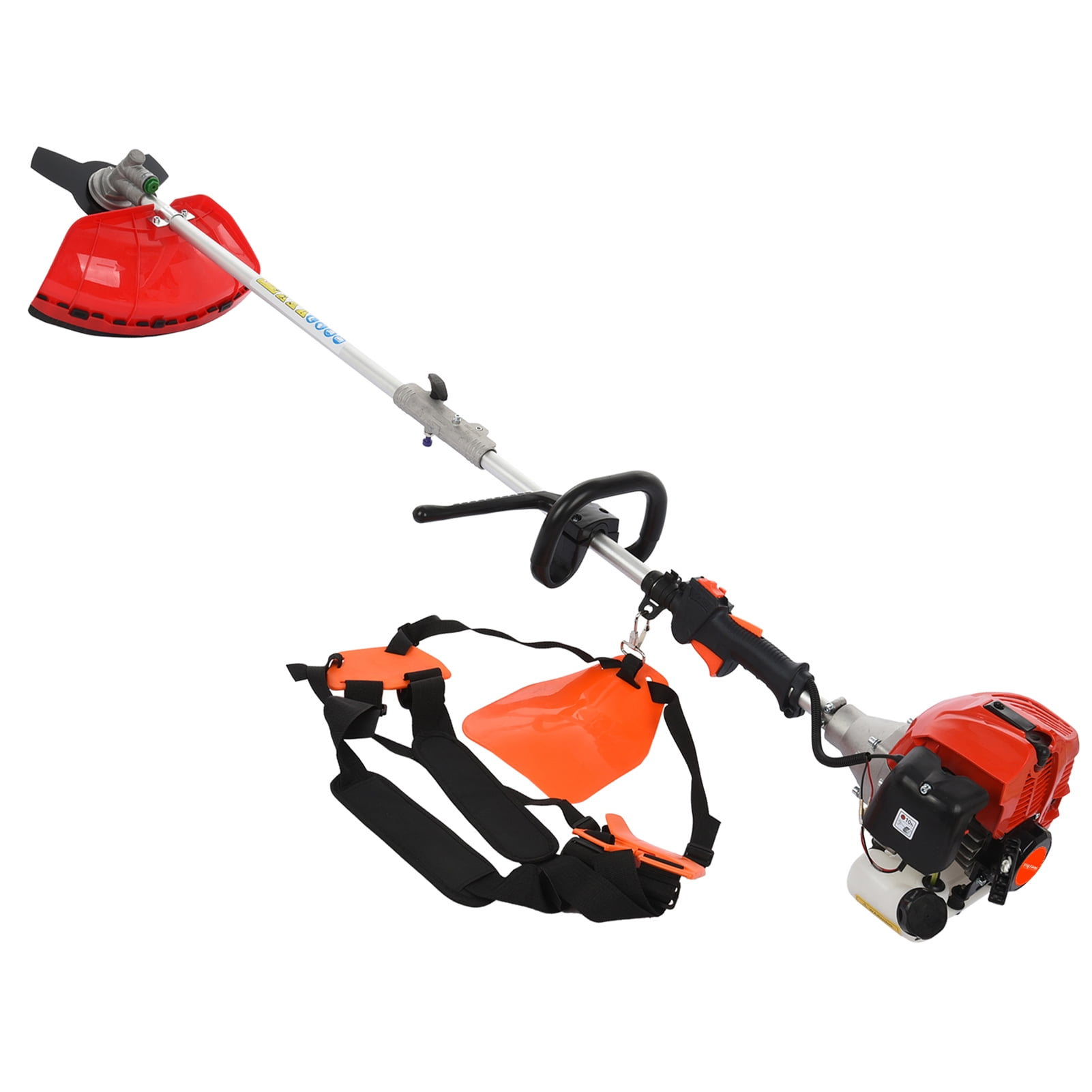 JNXYL 52cc Gas Powered 5-in-1 Multi-Tool Trimmer and Brush Cutter (Red, 1 Unit) d9g4g