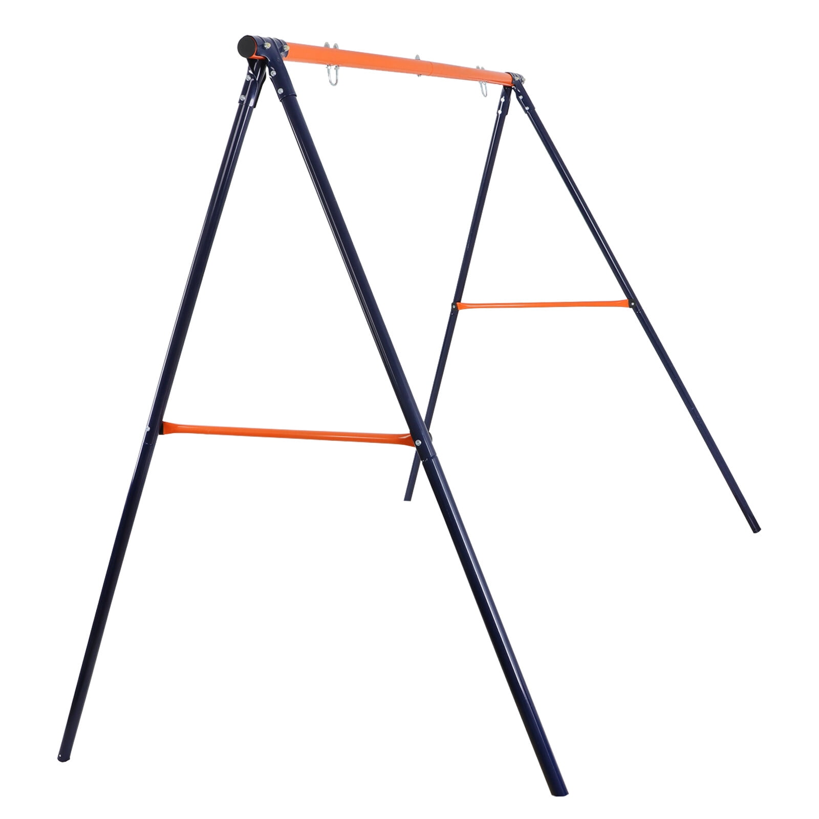 ZENY Backyard Swing Stand Set with 40 in Web Tree Spider Swing (Black, 440 lb Capacity) i6rna