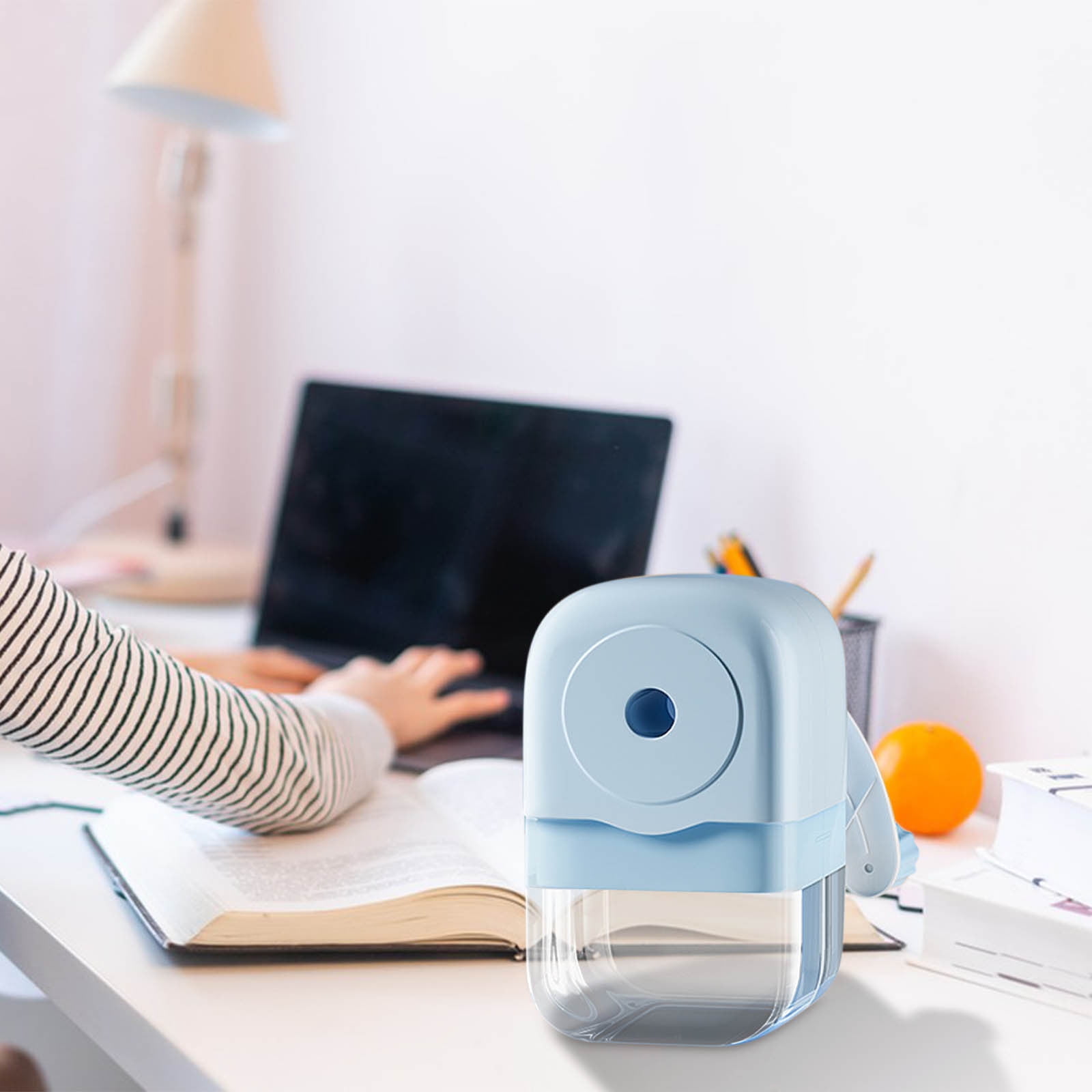 Hometravel Manual Hand Crank Pencil Sharpener for Office and Art (Blue, 1 Pack) 0jdx4