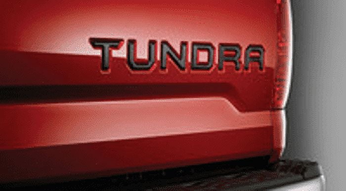 Toyota Tailgate Badge Insert Emblem (Black, 1 Piece) 24pvh