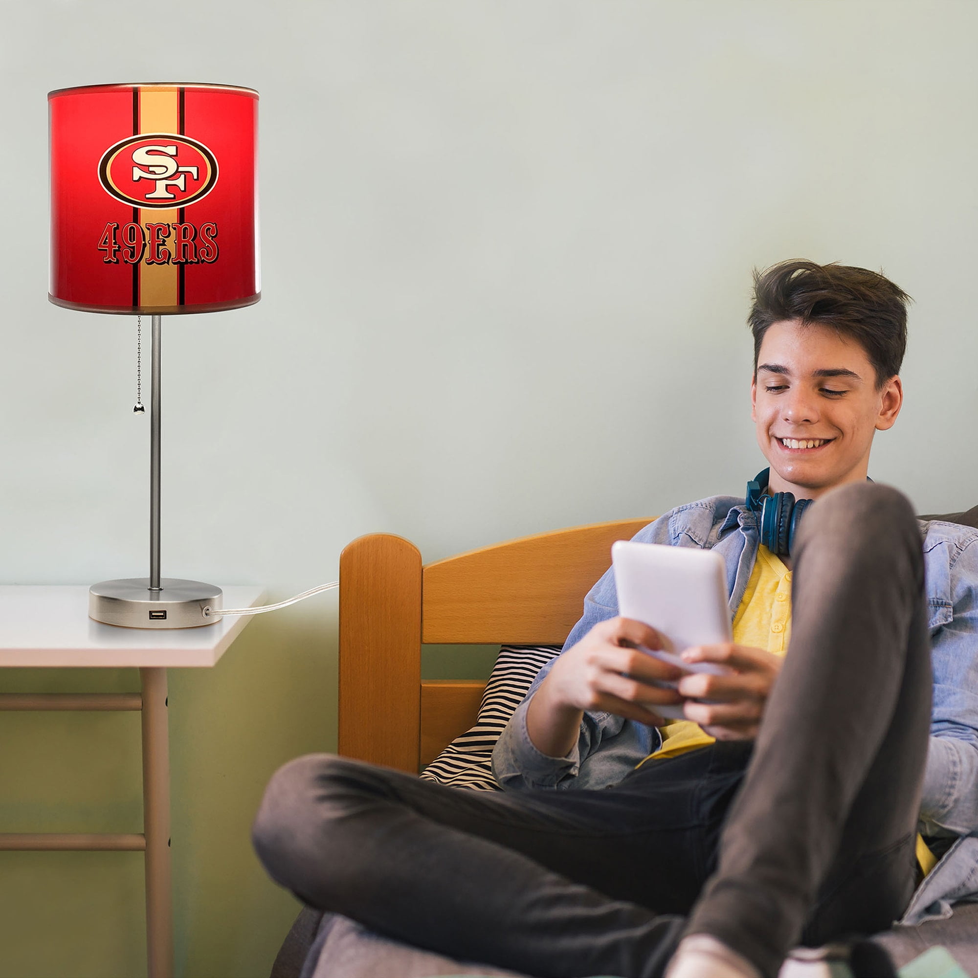 Imperial San Francisco 49ers Chrome Desk Lamp (Team Logo, 19 in Height) 2nrfq