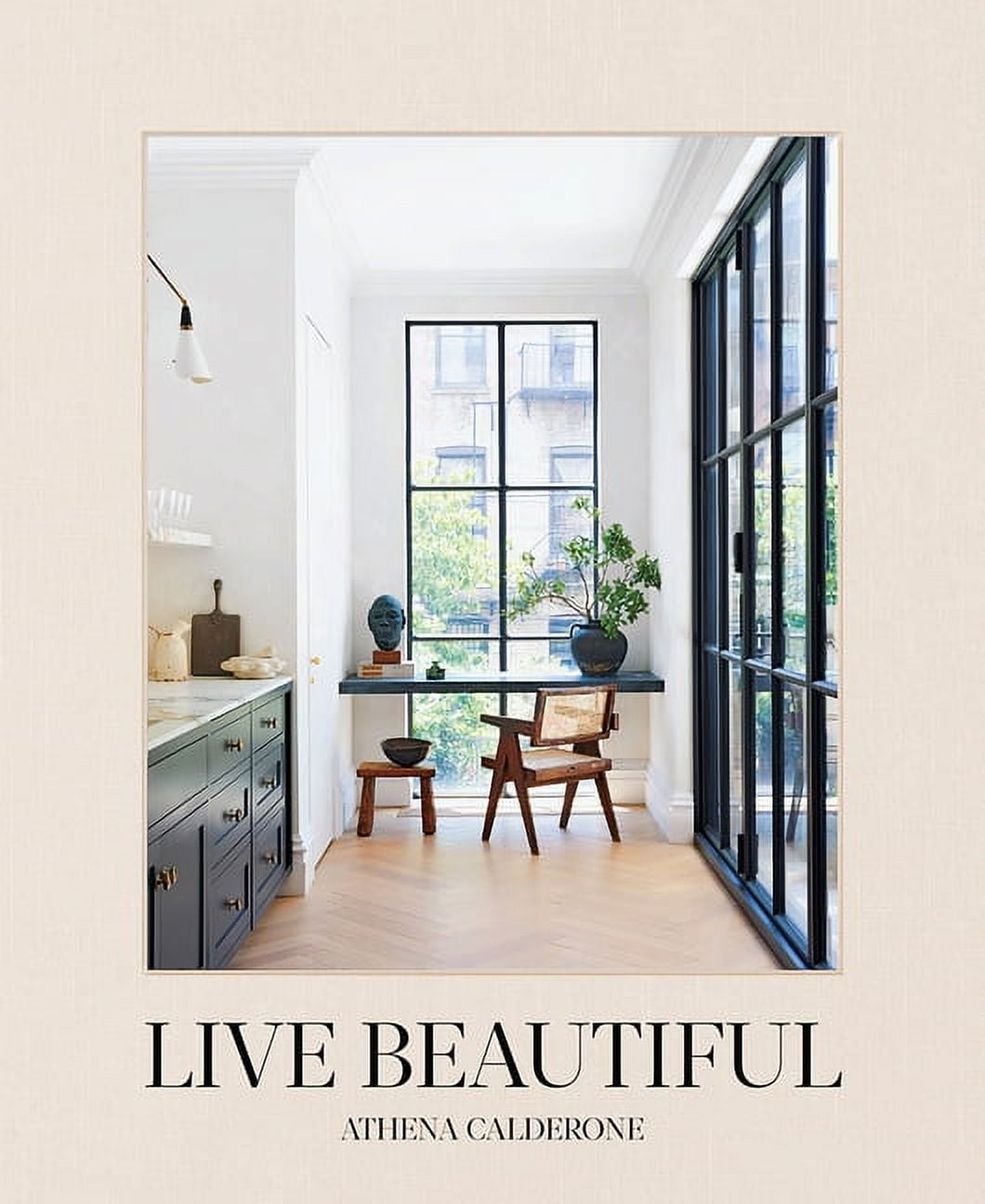 Athena Calderone Live Beautiful Interior Design Hardcover Book (11.2 in x 9.4 in) b5tmg