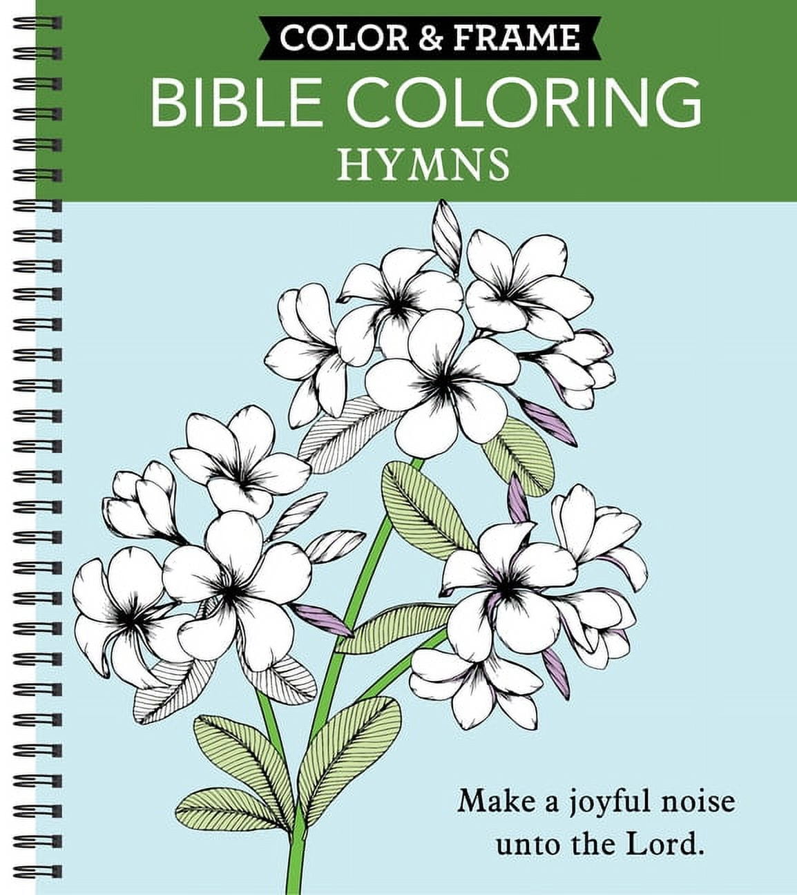 New Seasons Bible Hymns Coloring Book for Adults, Inspirational Scripture Art (Spiral-Bound, 64 Pages) sxvli