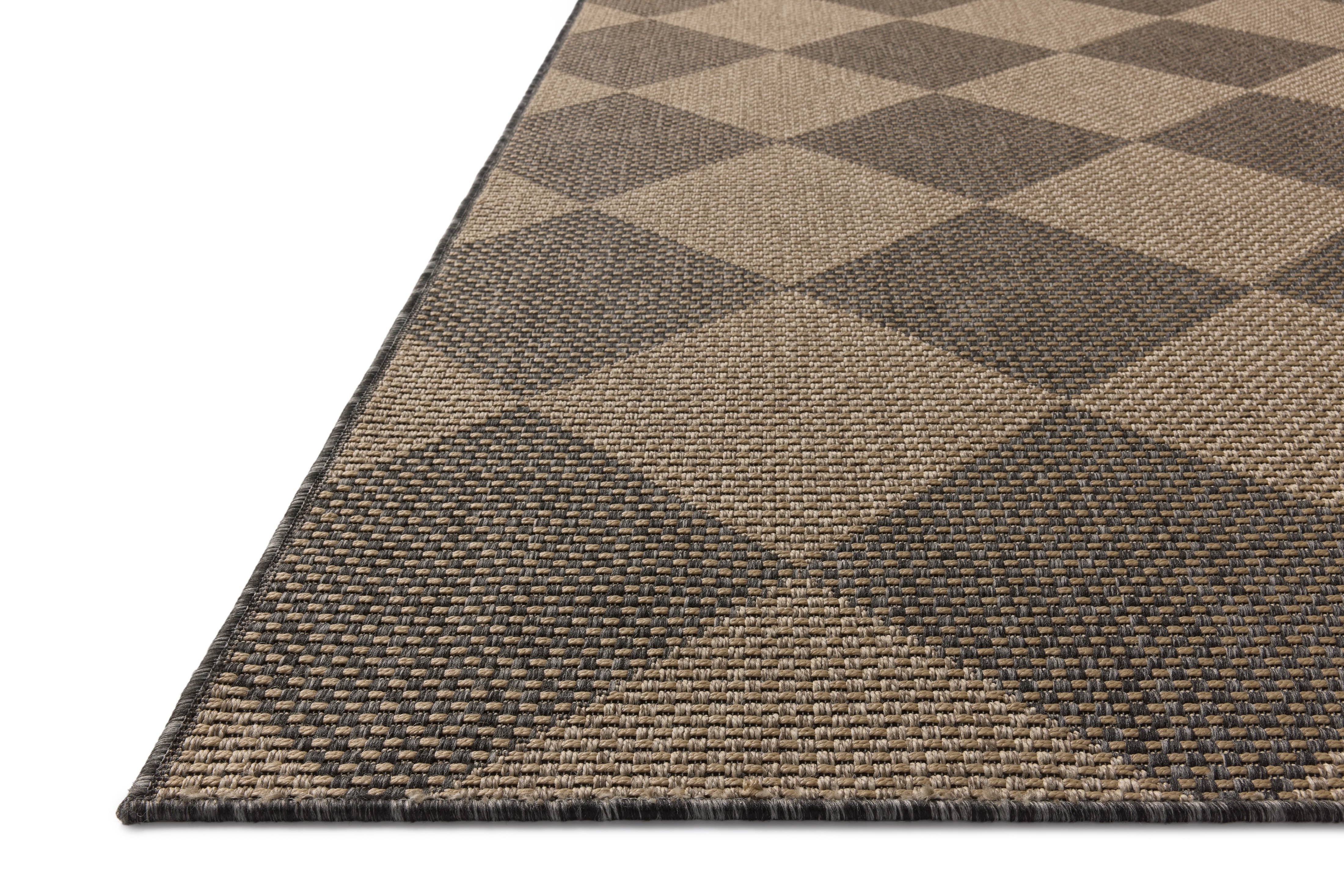 Loloi Chris Loves Julia Providence Area Rug (Graphite/Sand, 5 ft x 7.6 ft) axx2j