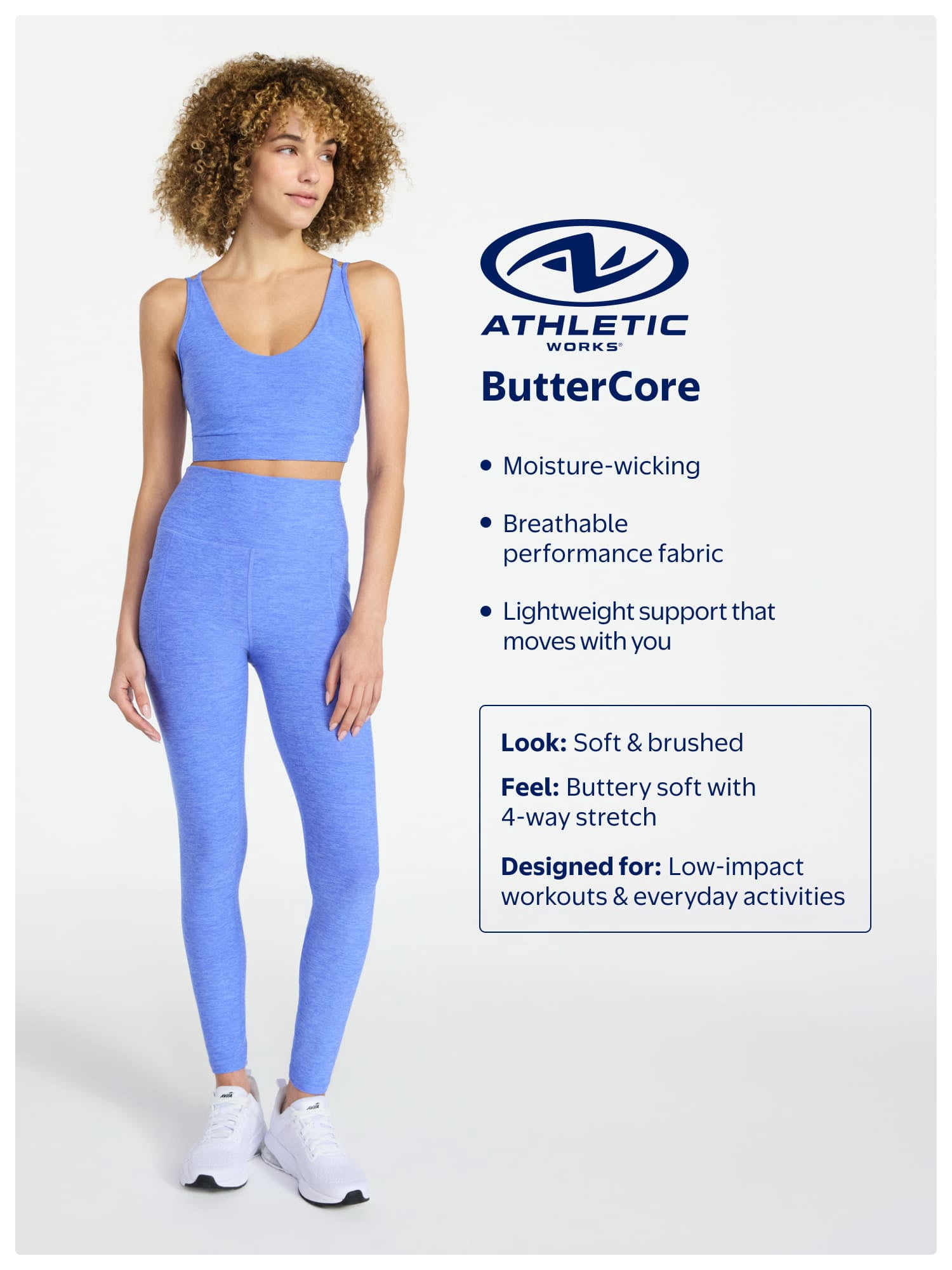 Athletic Works Women's ButterCore Joggers Lightweight Athletic Pants (Black, XS) nf7tz