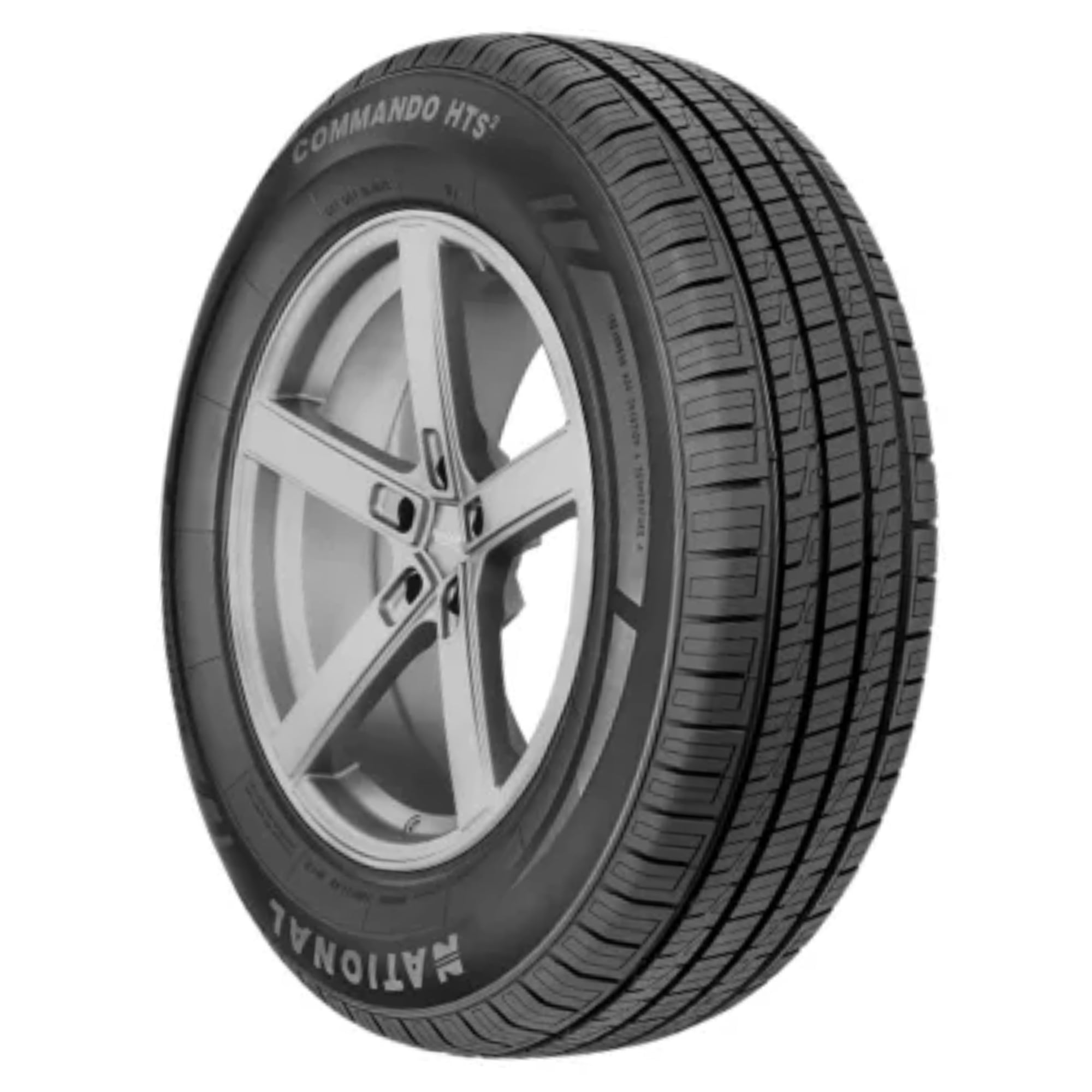 National Commando HTS 2 All-Season SUV Crossover Tire (235/60R18) b4qao