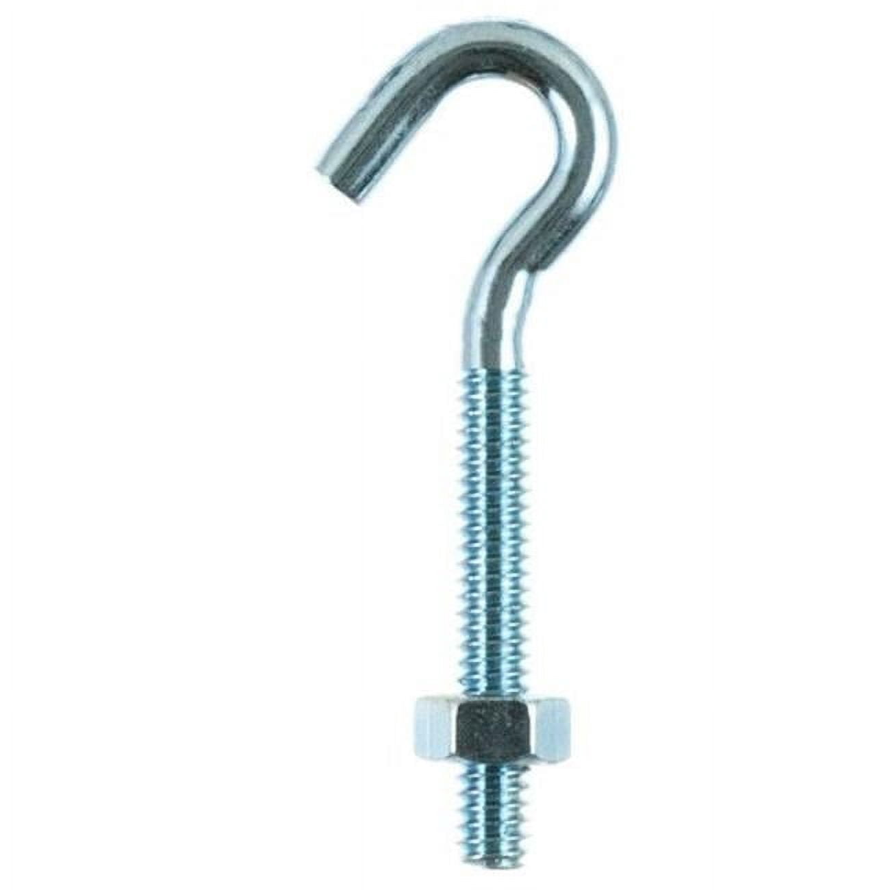ACE Hampton Hook Bolt, Heavy-Duty Steel Fastener, 2-5/8 in Overall Length (Silver, 165 lb Load Capacity) ifov4