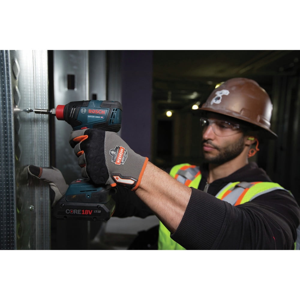 Bosch GDX18V-1800CB15-RT 18V EC Brushless Two-In-One Cordless Impact Driver Kit (Refurbished, 4 Ah) y5oki
