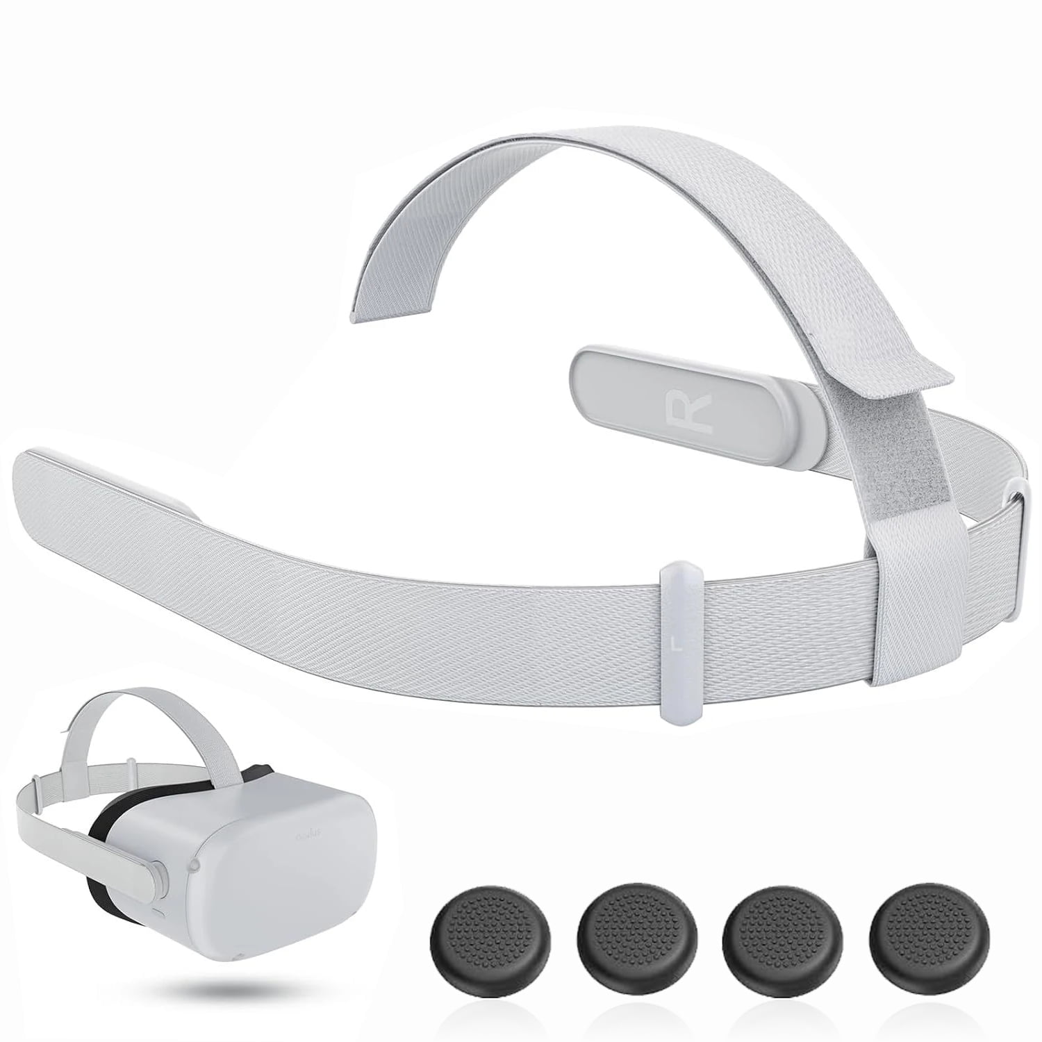 Prociv Replacement Head Strap for Meta Quest 2 (Grey, 1 Pack) lm37d