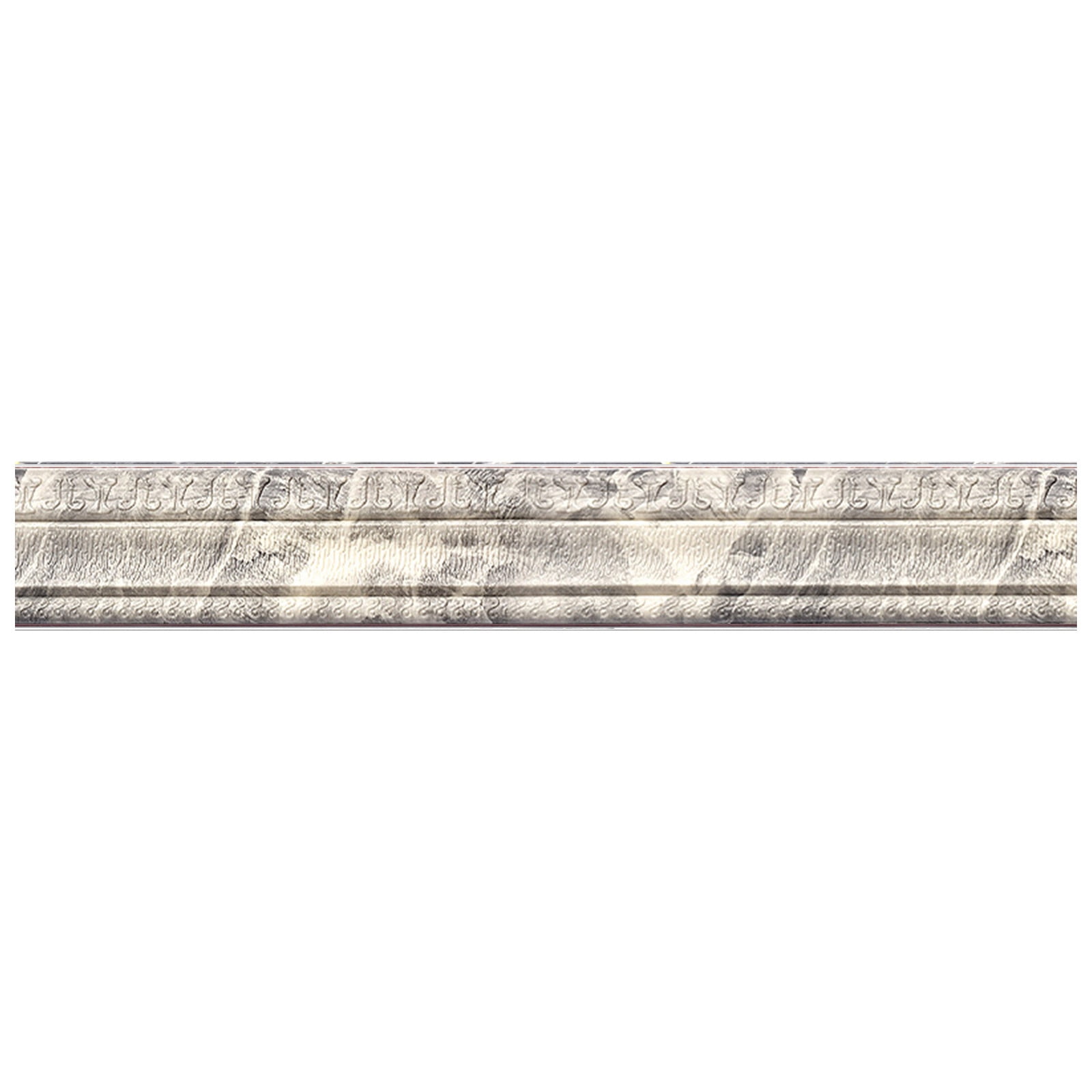 Holloyiver Self Adhesive Flexible Foam Molding Trim, 3D Decorative Wall Border for Home DIY (White, 90 in x 3 in) uq01k