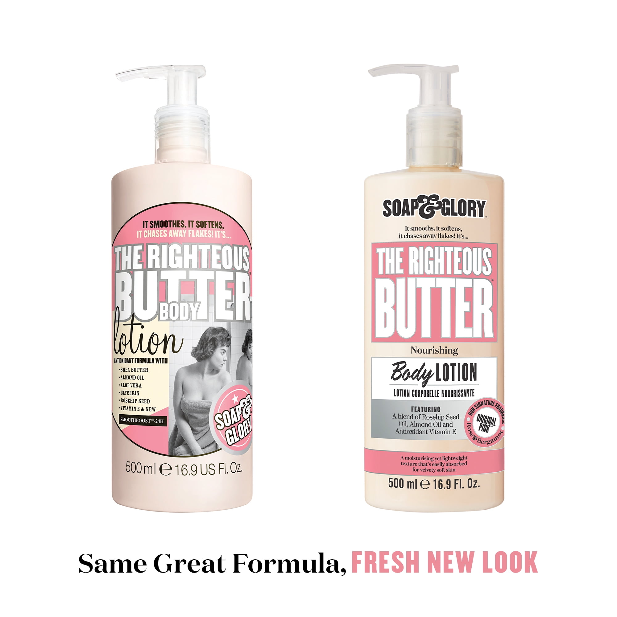 Soap & Glory The Righteous Butter Moisturizing Body Cream (Pink, 16.9 fl oz) 4iasj