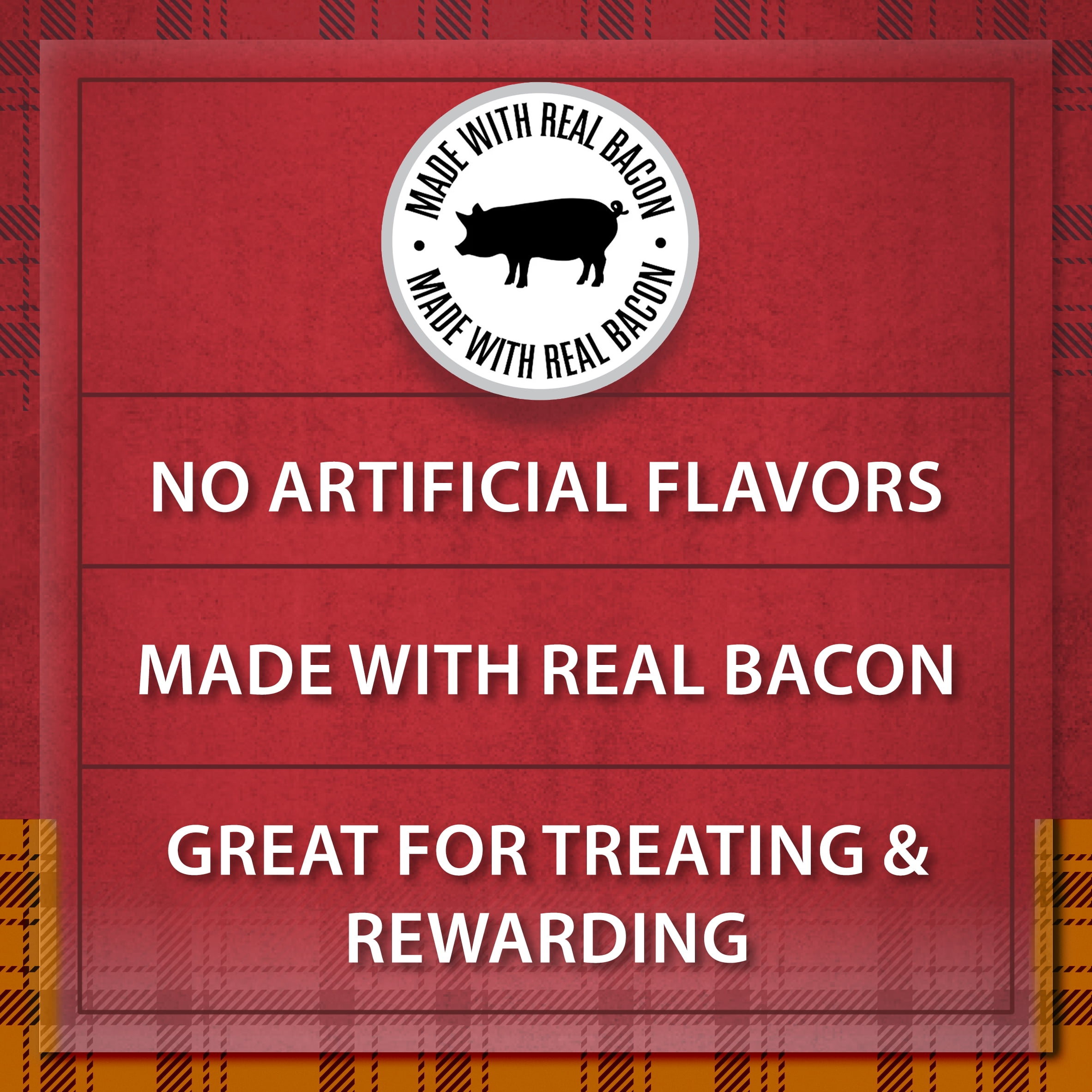 Ol' Roy Bark'n Bac'n Dog Treats, Real Bacon Flavor, Soft Chewy Reward (25 oz) cmz17