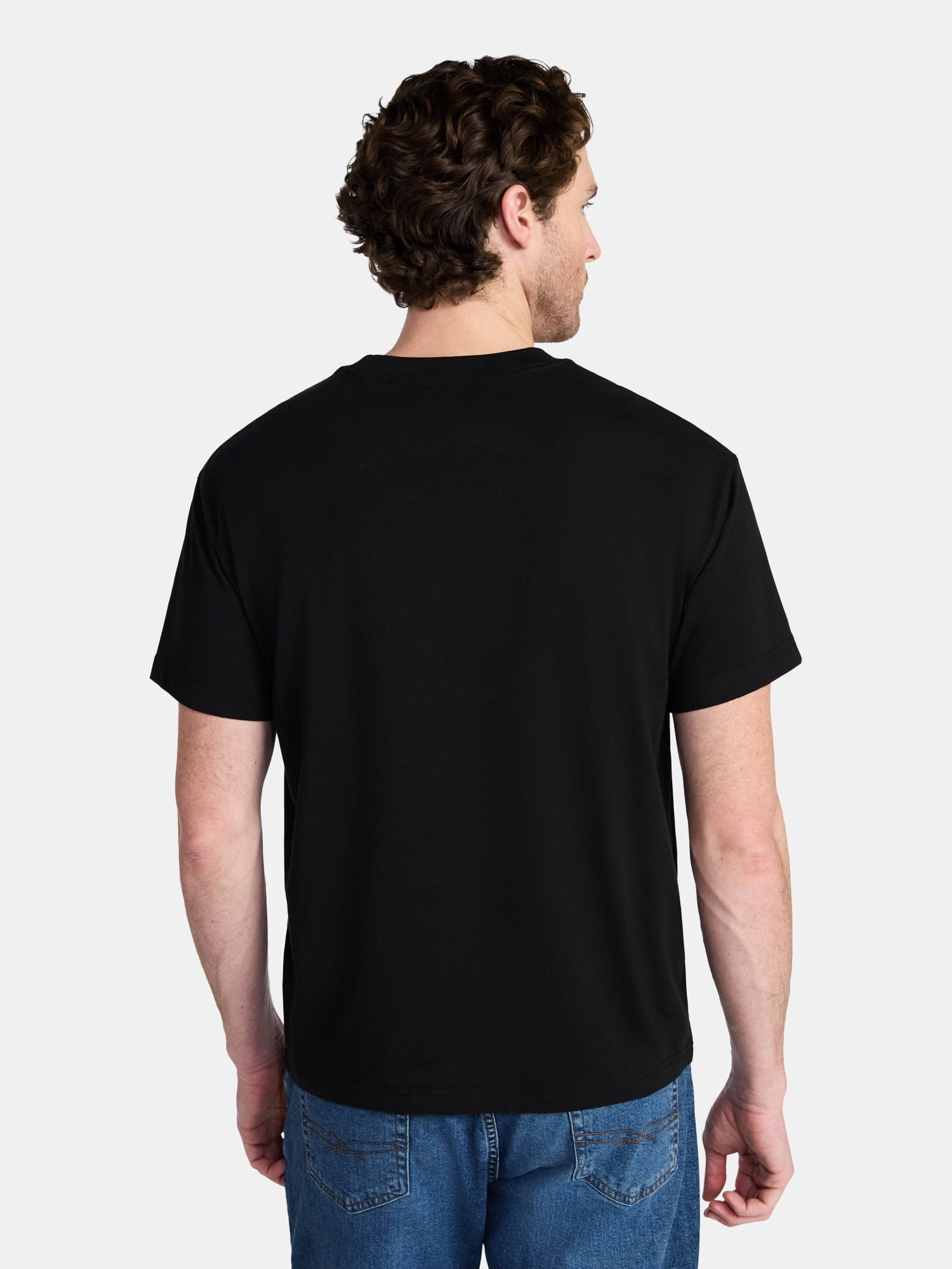 Star Wars The Mandalorian Mando and Grogu Graphic Tee (Black, S-3XL) edhr6