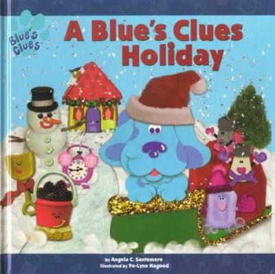 Simon & Schuster Blue's Clues Holiday Hardcover Book (24 Pages) lz0rp