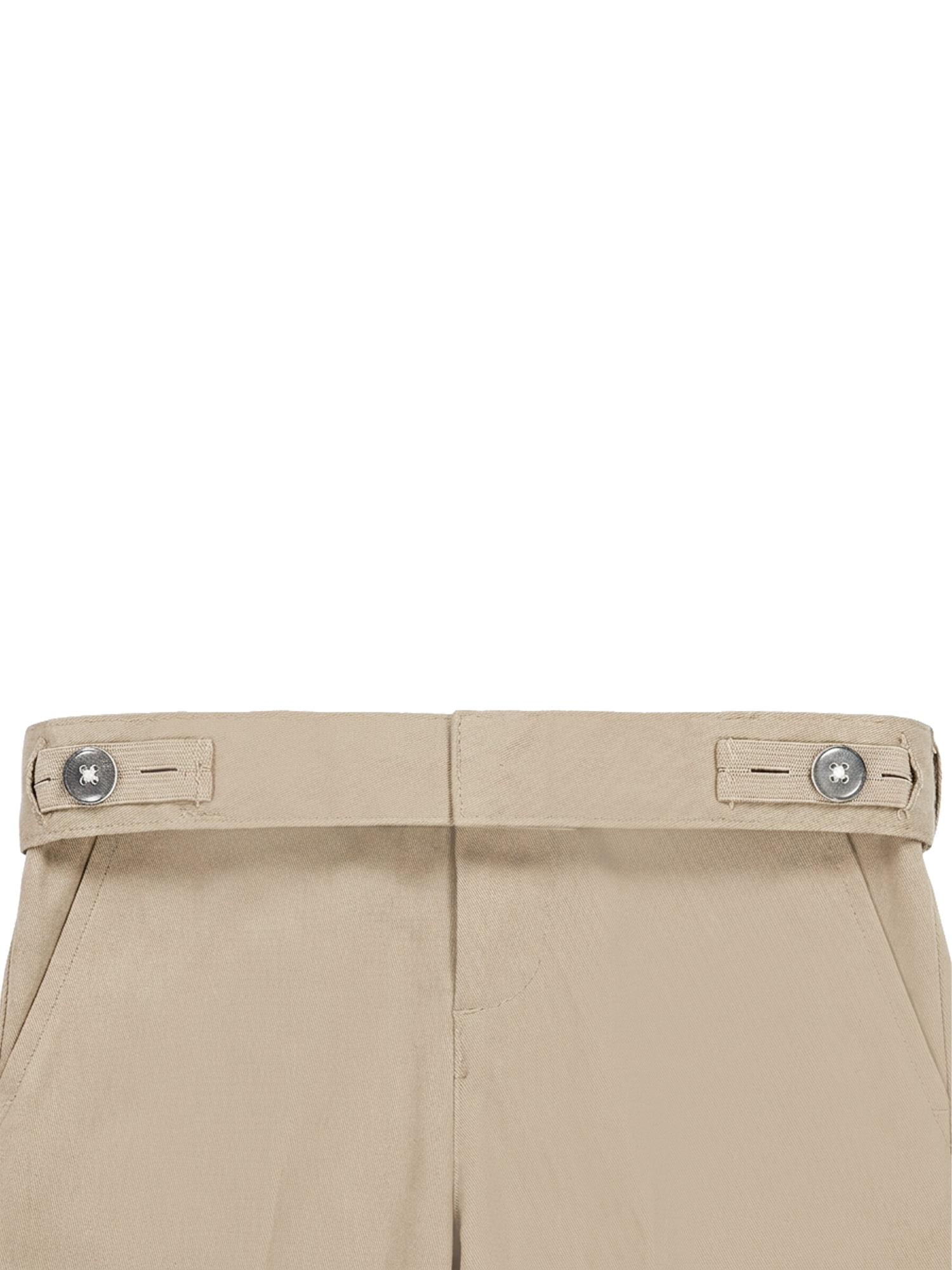 Wonder Nation Boys School Uniform Flat Front Performance Pants (Beige, Size 10) 634qy