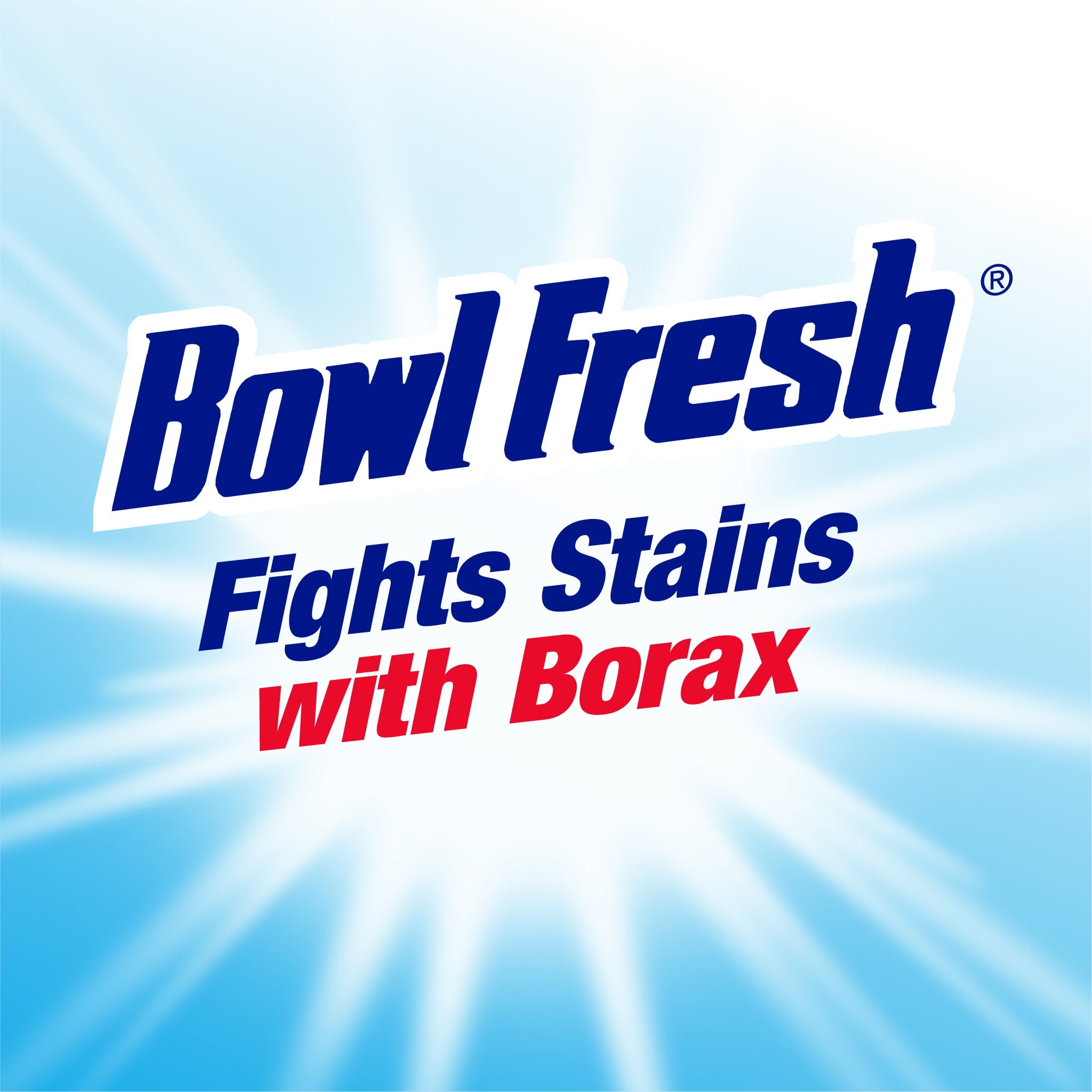 Bowl Fresh Automatic Toilet Bowl Cleaner and Freshener with Borax (Blue, 20 Pack) x4f6n