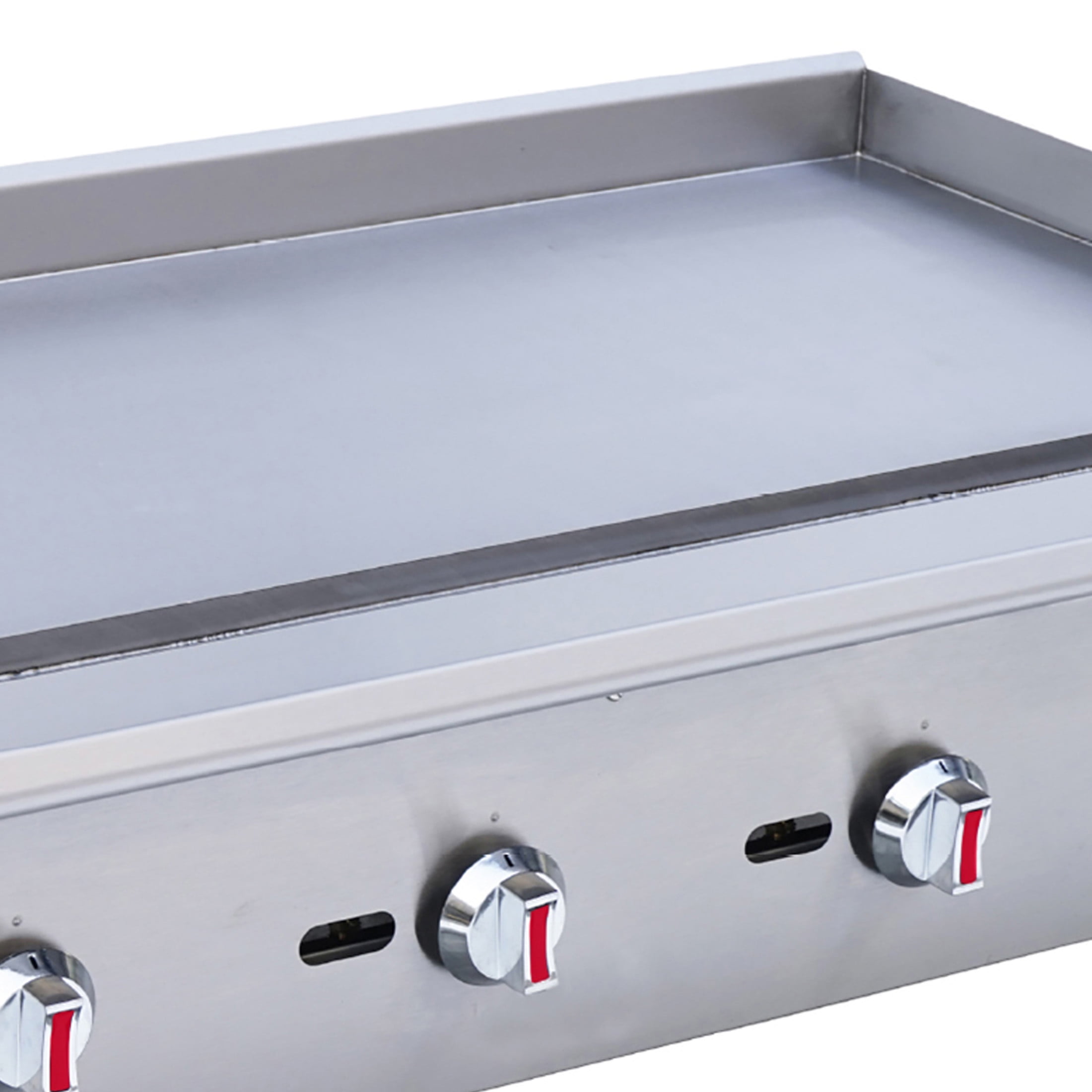 Magic Chef Commercial Natural Gas Manual Countertop Griddle (Silver, 48 in) i7ntx