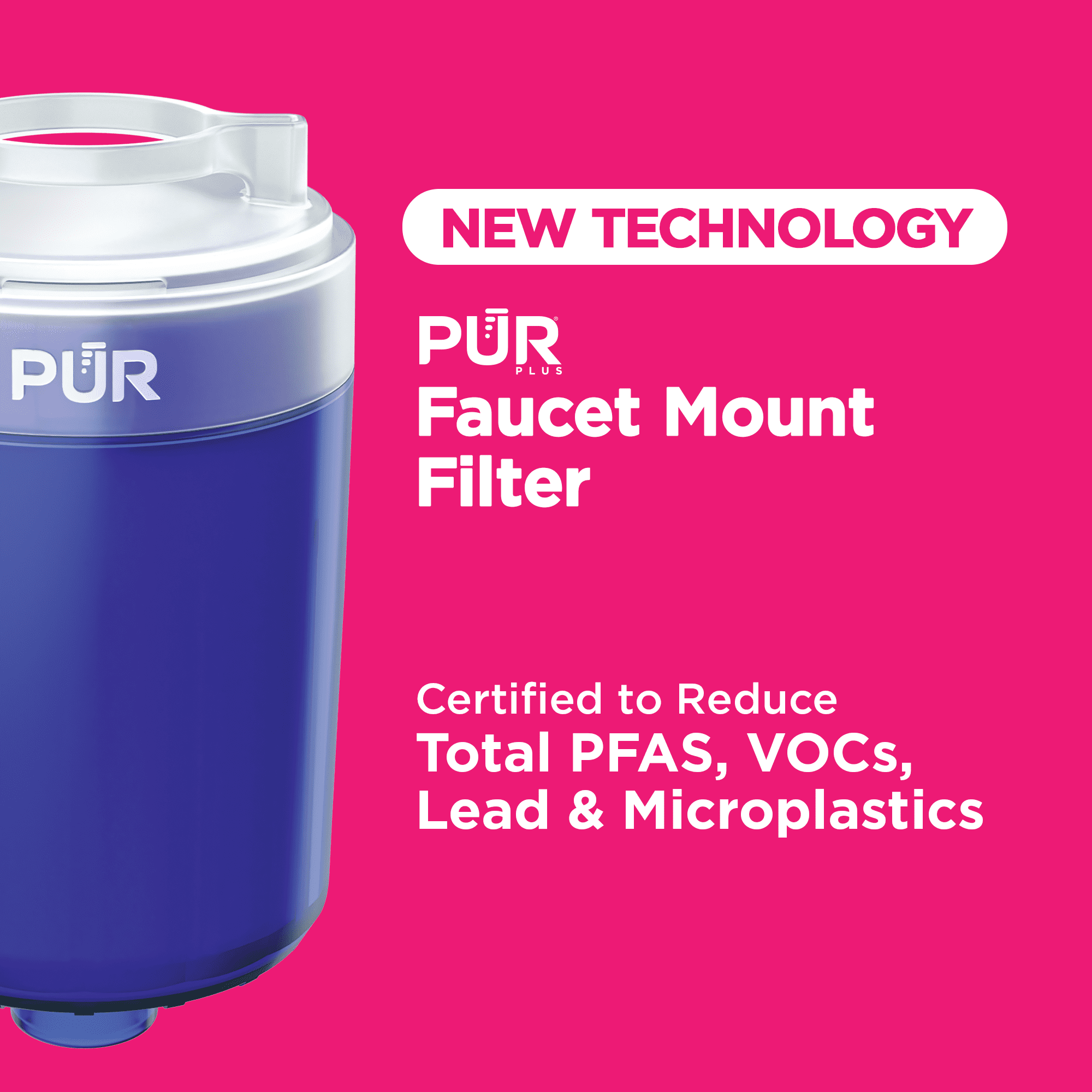 PUR PLUS Faucet Mount Water Replacement Filter Cartridge (3 Pack) 21huf