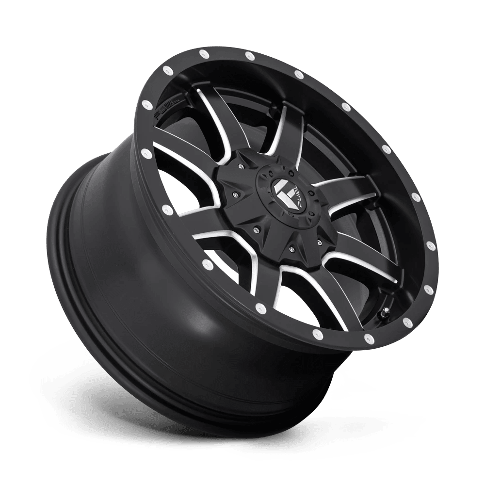Fuel 1PC D538 Maverick Aluminum Wheel Rim (Matte Black Milled, 17x6.5 in) 7yy1g