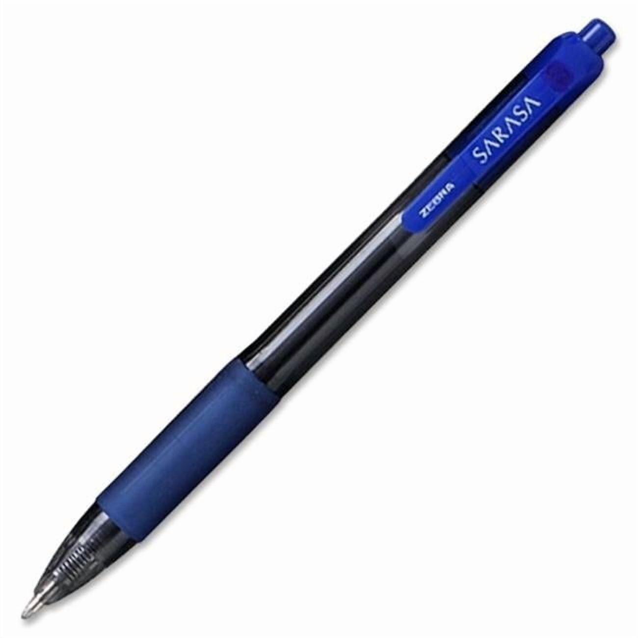 Zebra Sarasa Retractable Gel Pen, Rapid Dry Ink, Bold Point (Blue, 12 Pack) ppn74