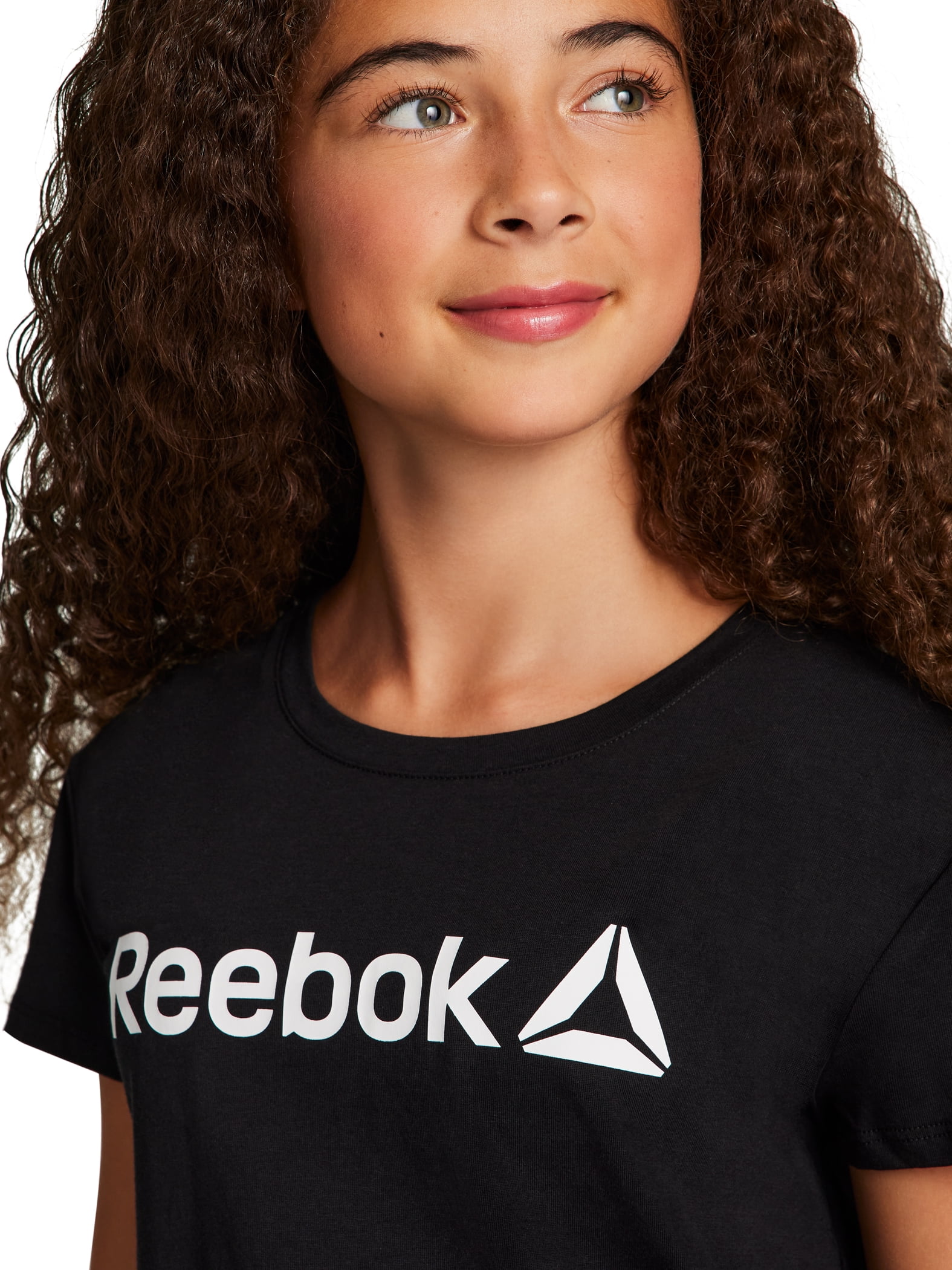 Reebok Girl’s Athletic Identity Short Sleeve T-Shirt (Black, Size S, 2-Pack) ldlvv