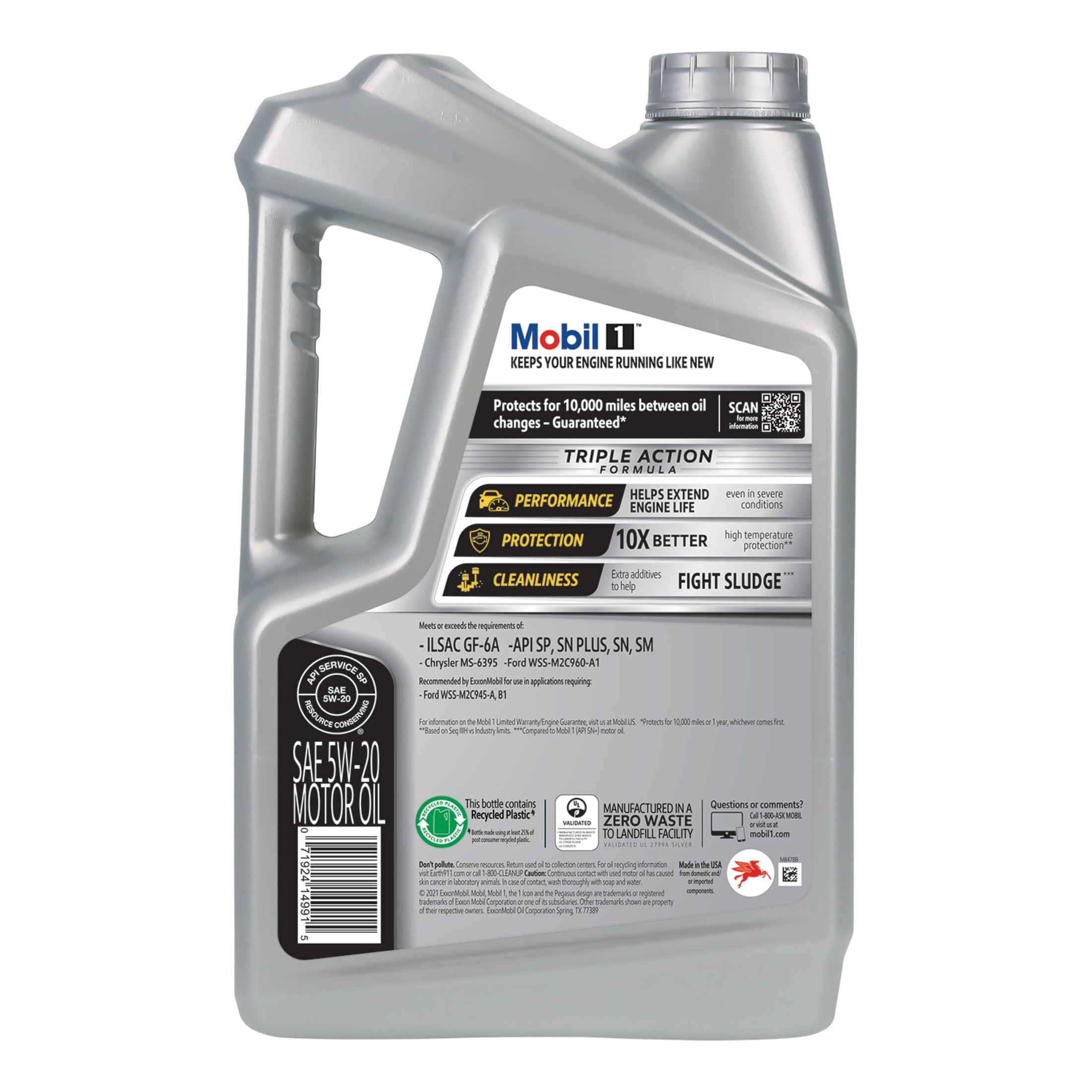 Mobil 1 5W-20 Full Synthetic Motor Oil (5 qt) gm988