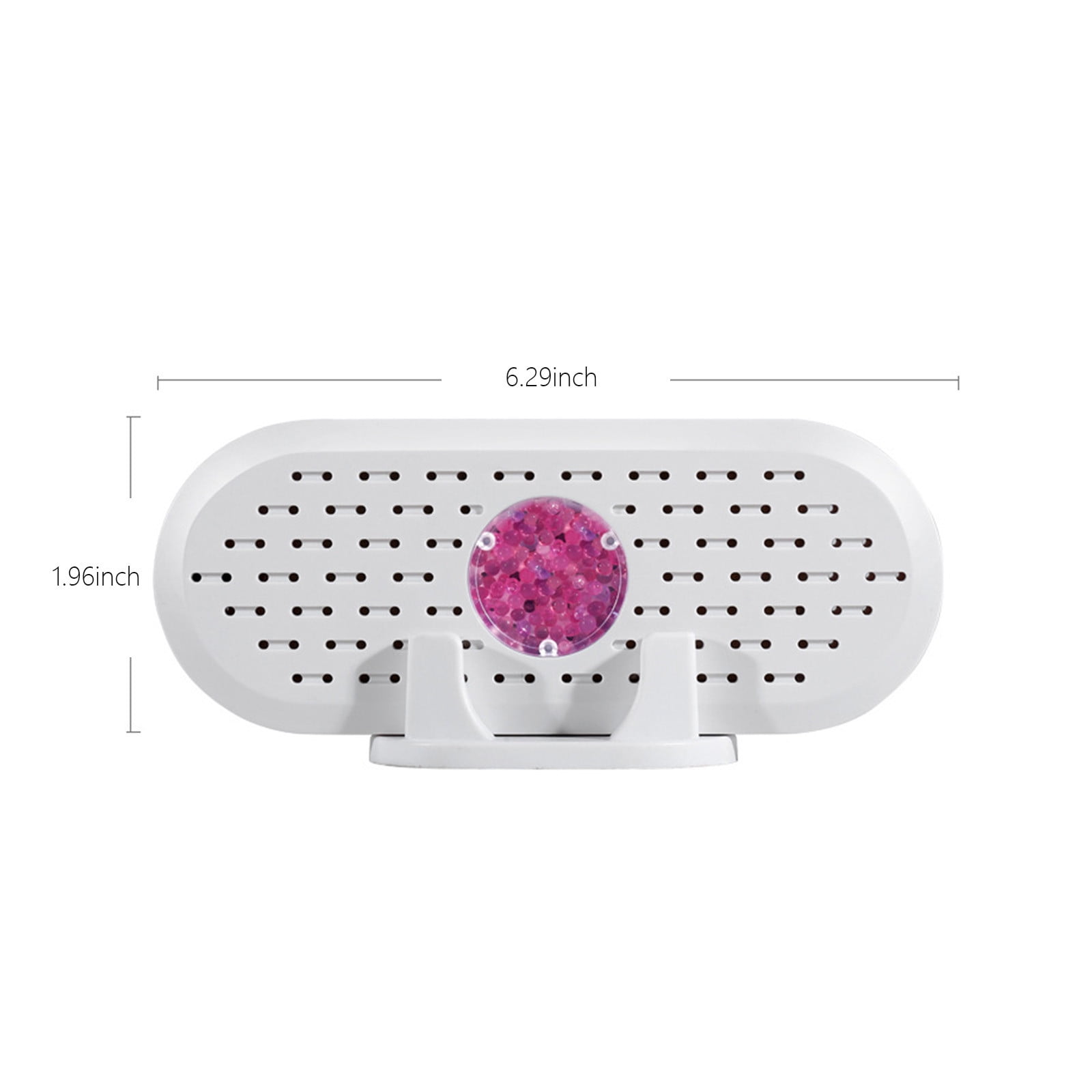 YUNAFFT Mini Dehumidifier Portable Rechargeable Moisture Absorber for Closets and Cabinets (White, 6.3 in) 17gh4