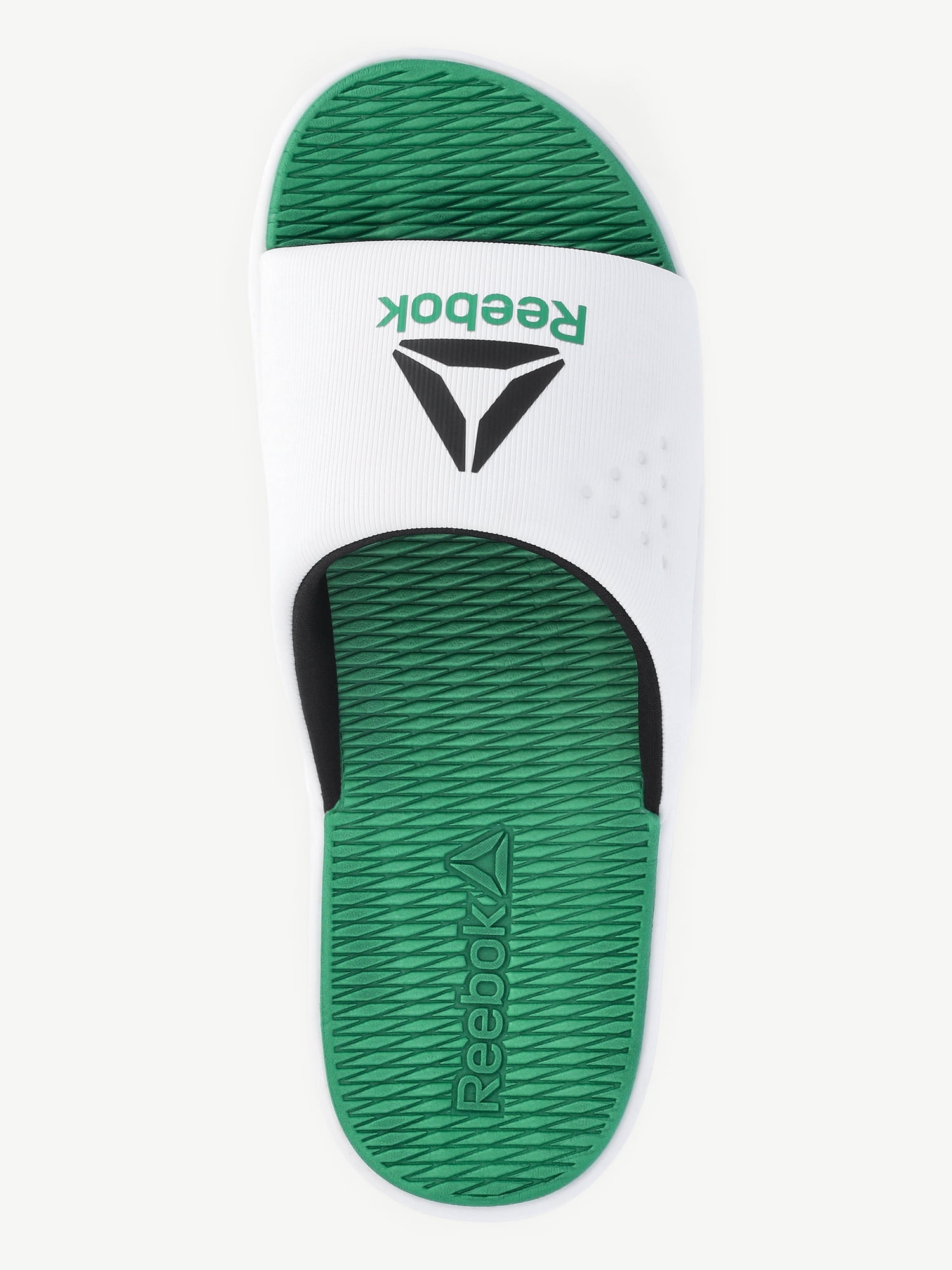 Reebok Men's Cushioned Comfort Slip-On Slides (White, 10 US Men) ijlxq