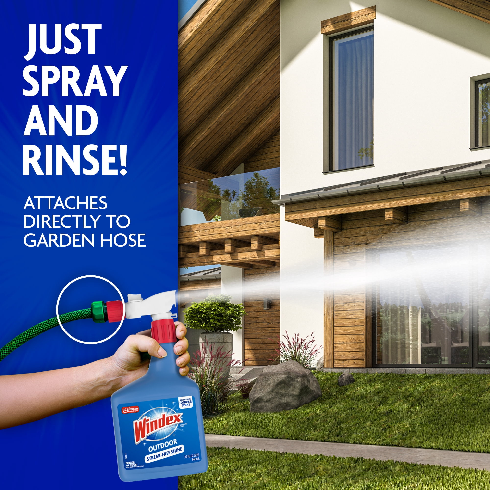 Windex Outdoor Concentrated Cleaner for Windows and Siding (32 fl oz) lomas