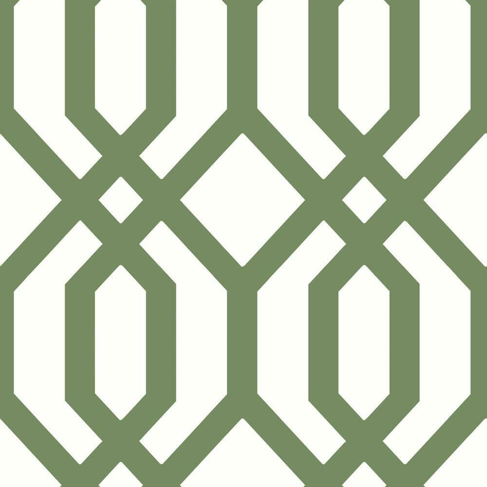 RoomMates Gazebo Lattice Peel and Stick Wallpaper (Blue, 20.5 in x 16.5 ft) 9reau
