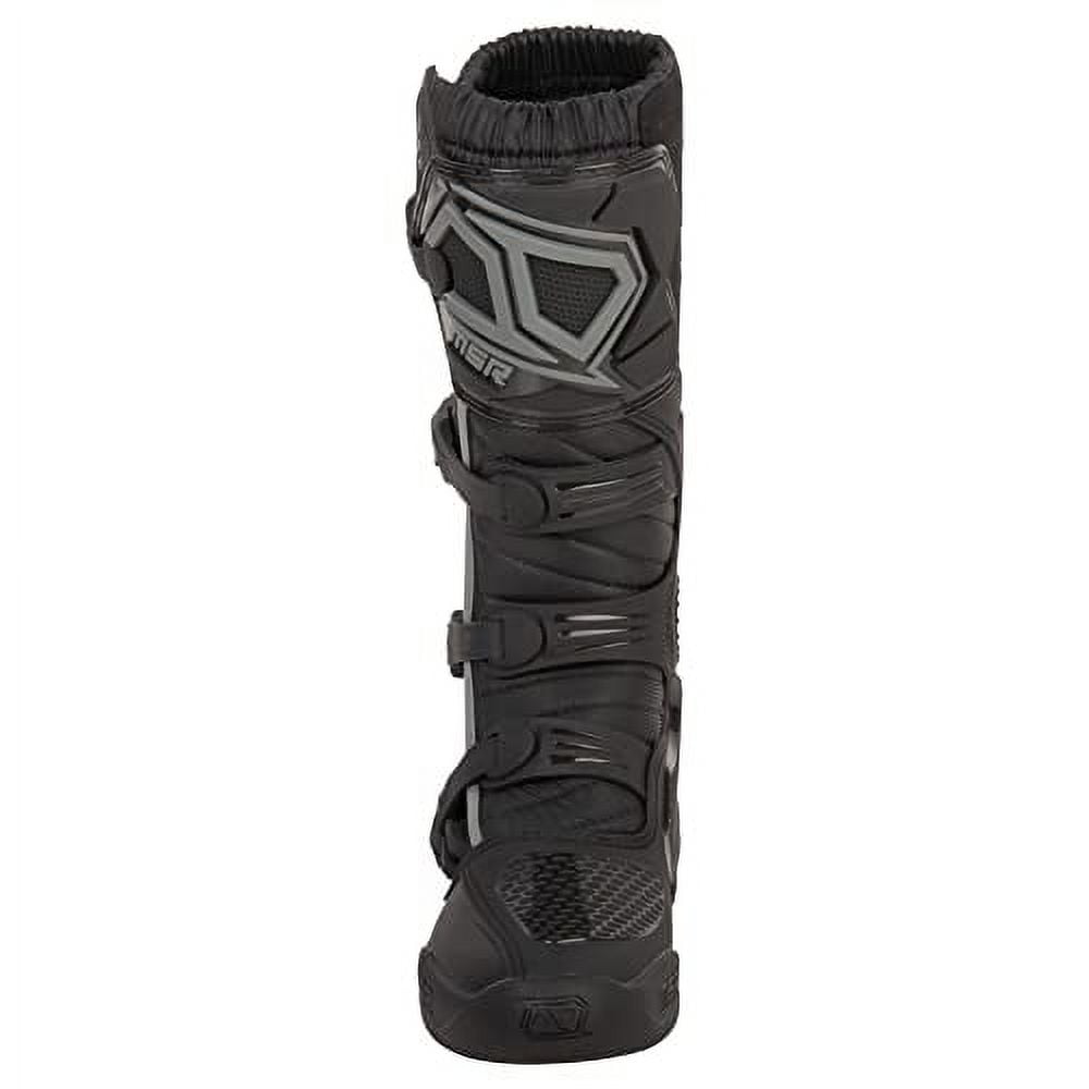 MSR Youth M3X Motocross Boots Protective Off-Road Racing Gear (Black, Size 3) muq40