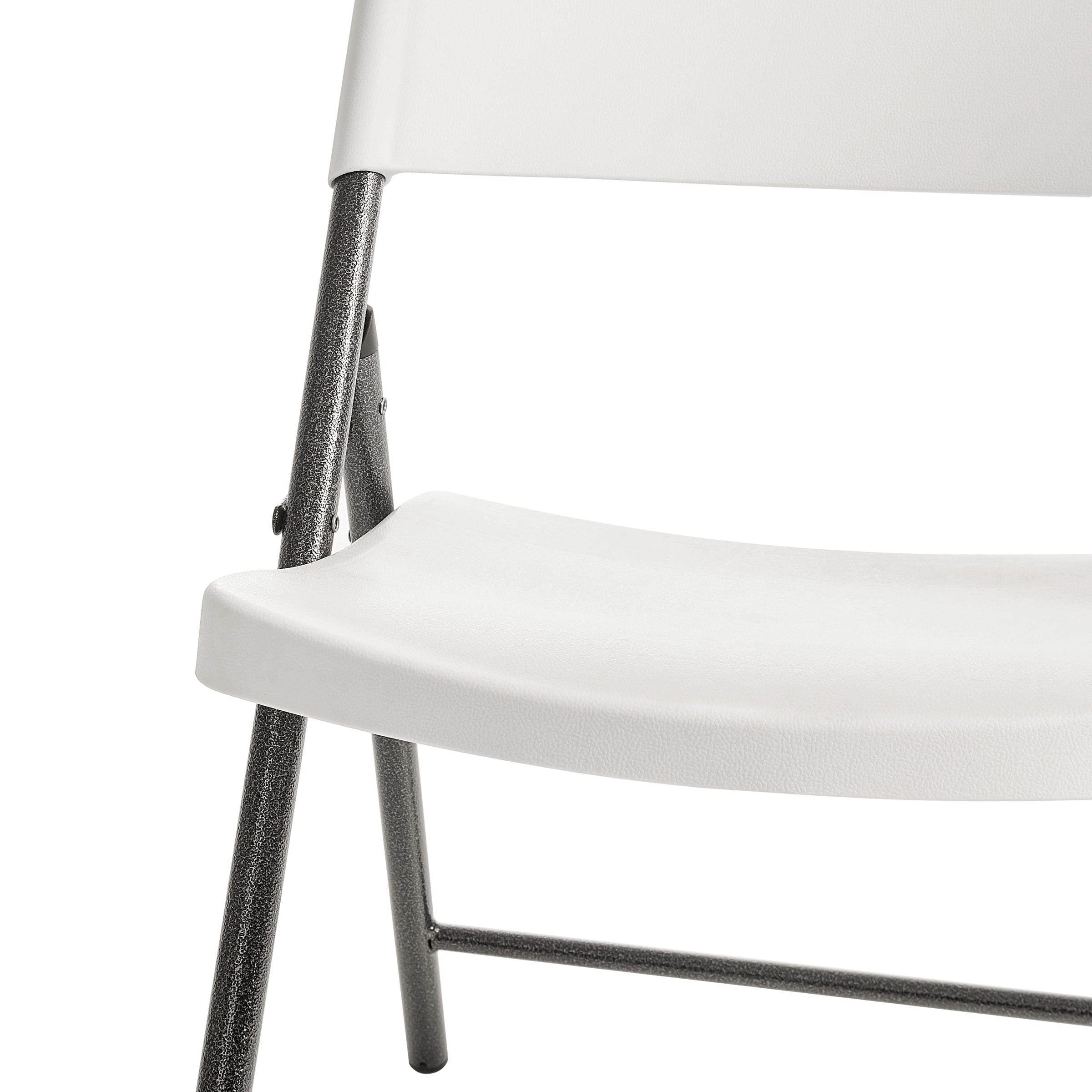 Mainstays Premium Heavy Duty Resin Folding Chair (White, 6-Pack) ohqr8