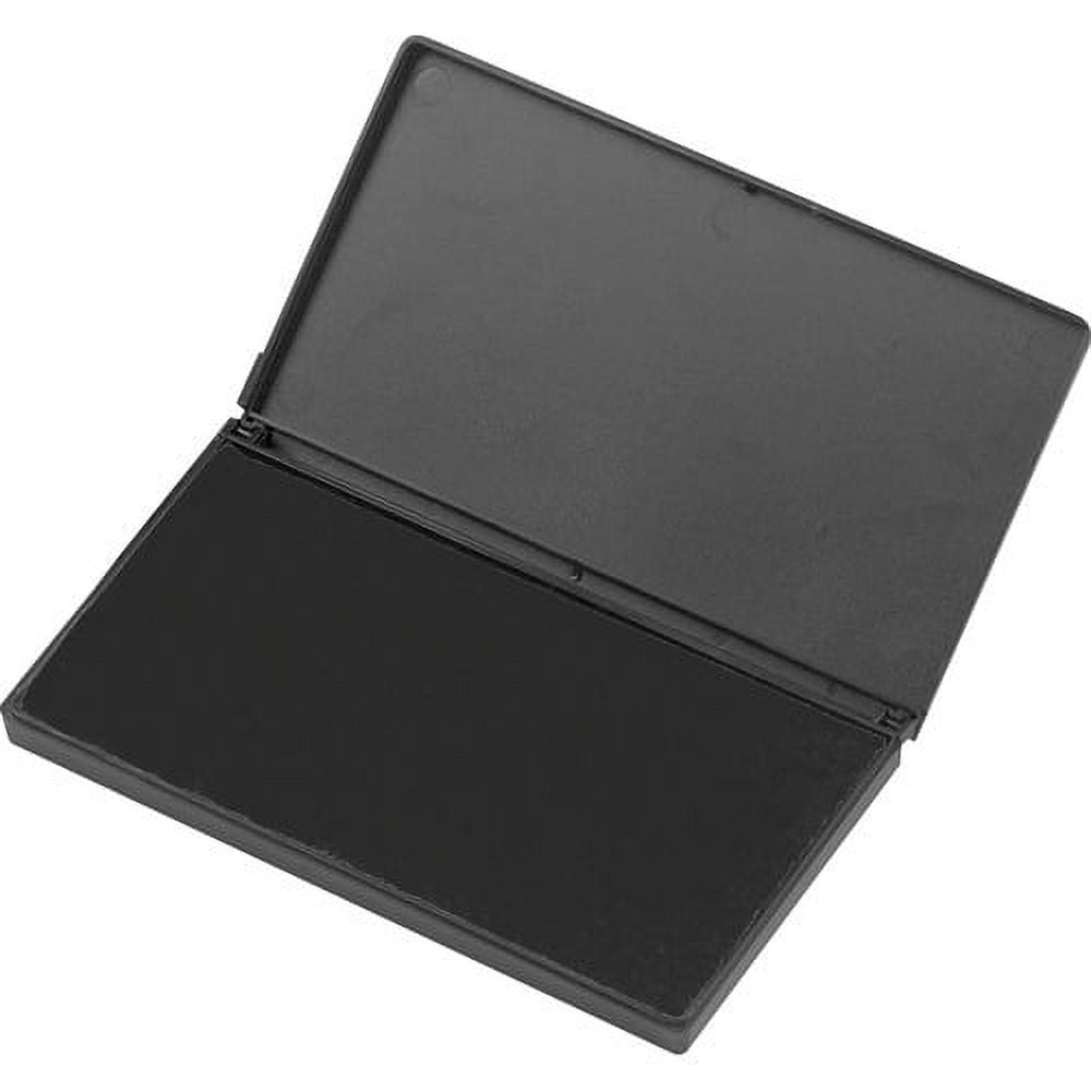 Charles Leonard Nontoxic Foam Ink Pad for Arts and Crafts (Black, 2.8 in x 4.3 in) nn95d